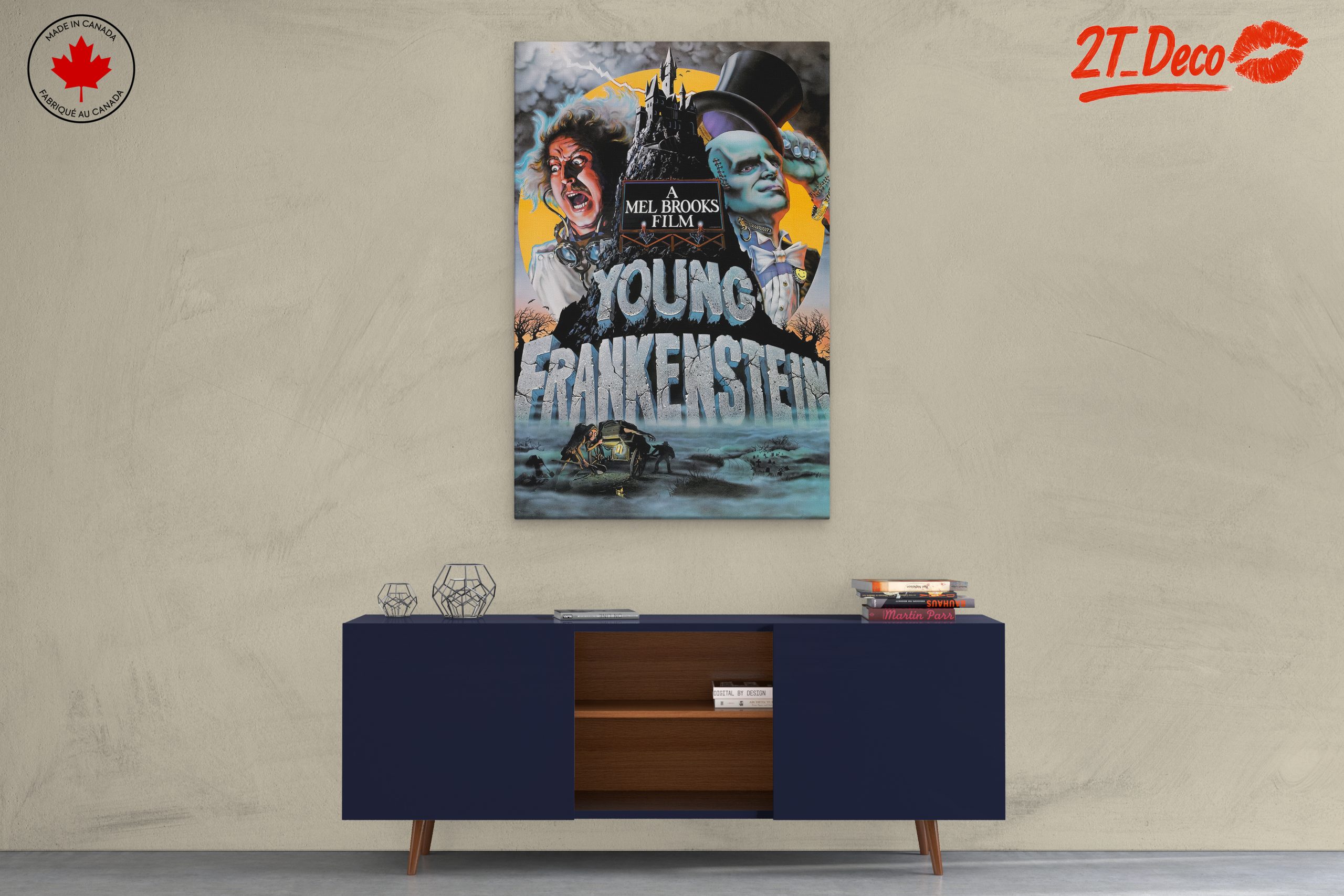 Young Frankenstein Vintage Movie Poster Art - Image 3