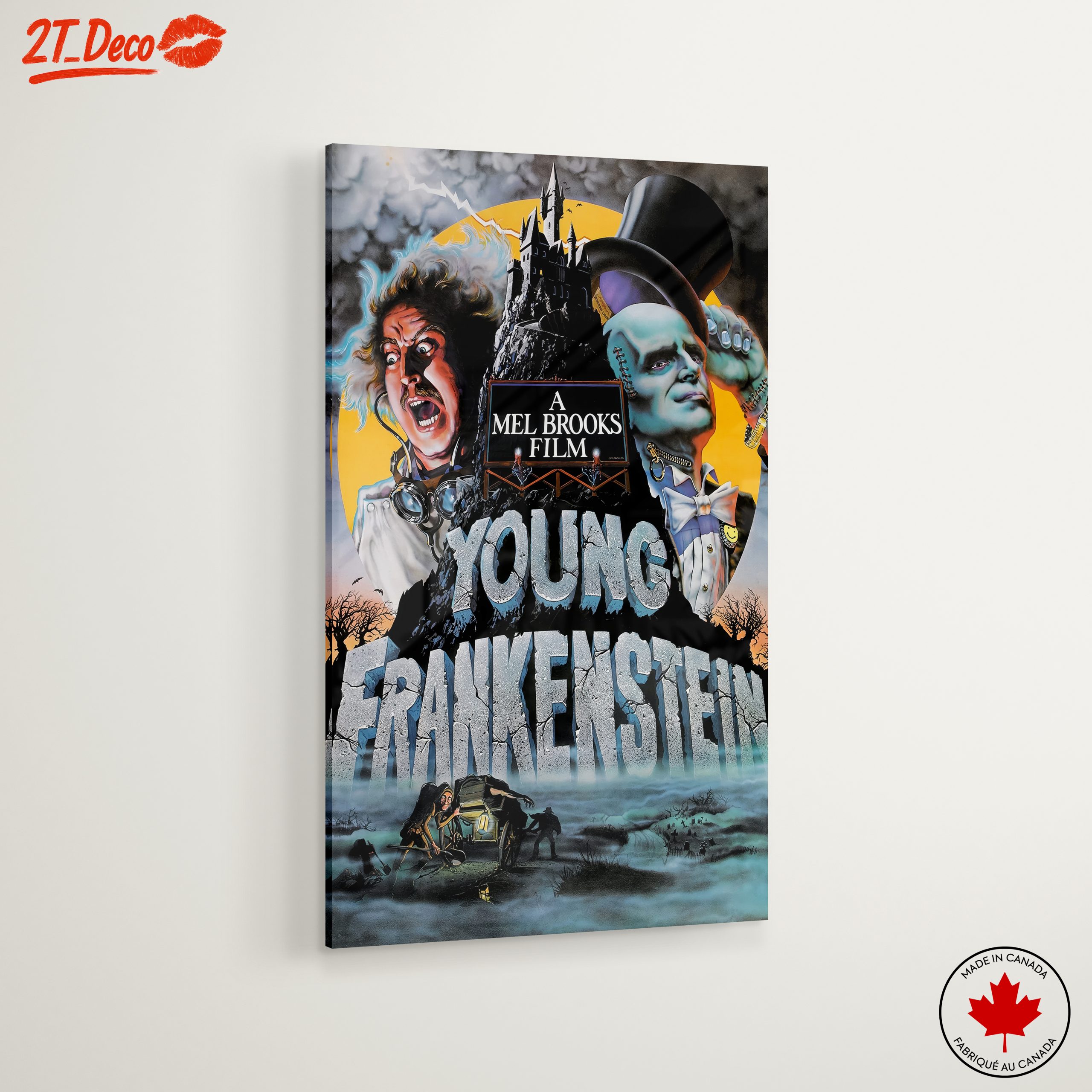 Young Frankenstein Vintage Movie Poster Art - Image 6