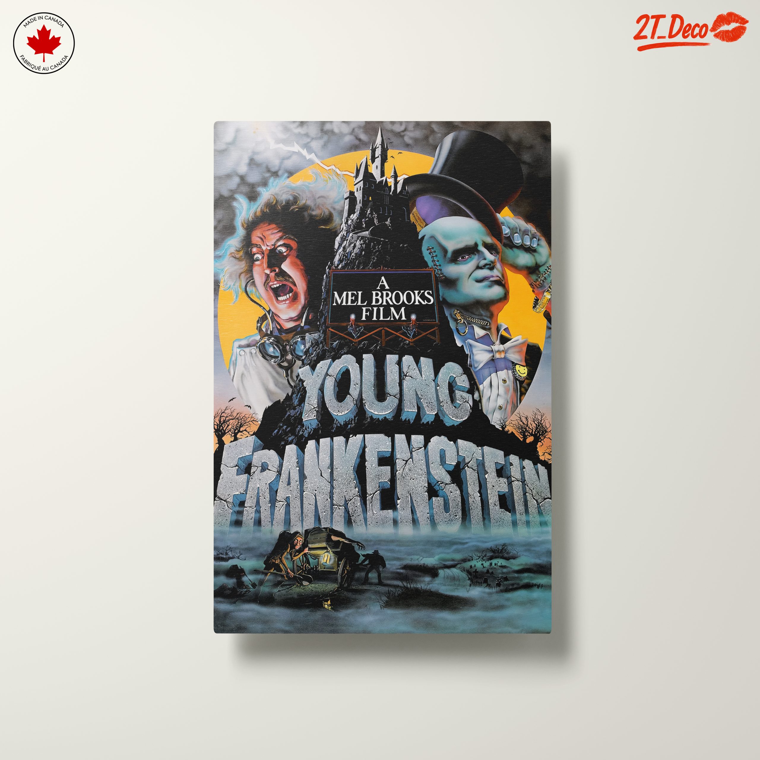 Young Frankenstein Vintage Movie Poster Art - Image 10