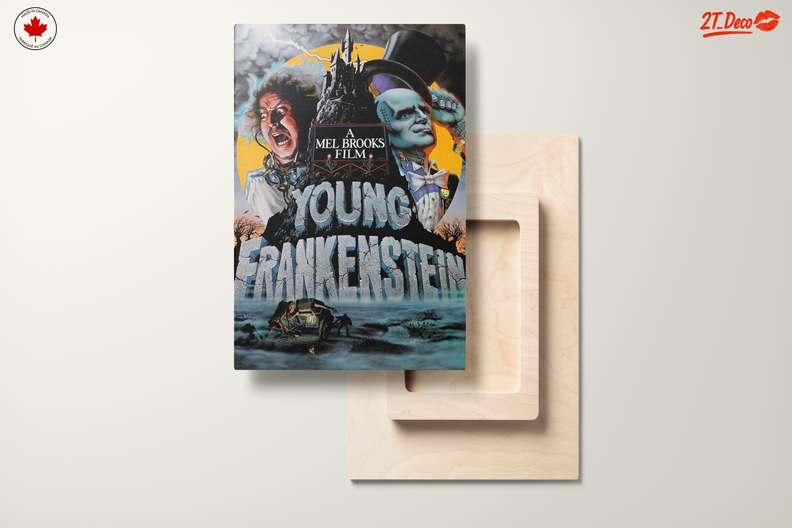 Young Frankenstein Vintage Movie Poster Art - Image 11