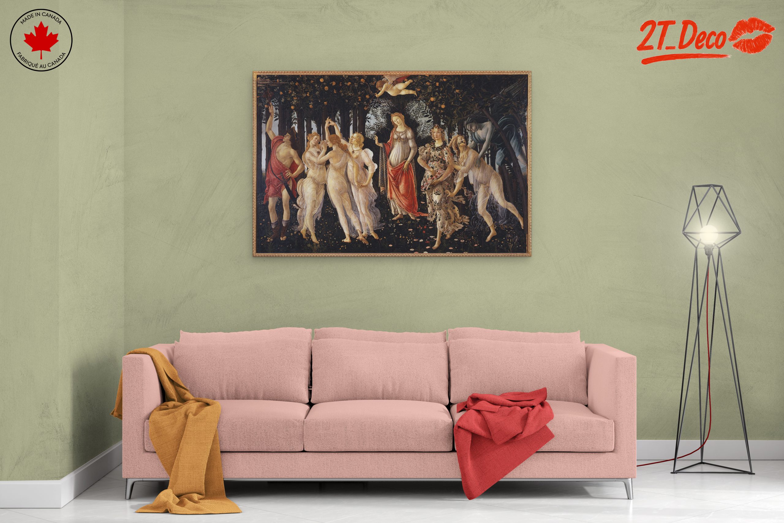 Botticelli's Classic Figure Artwork - Image 2