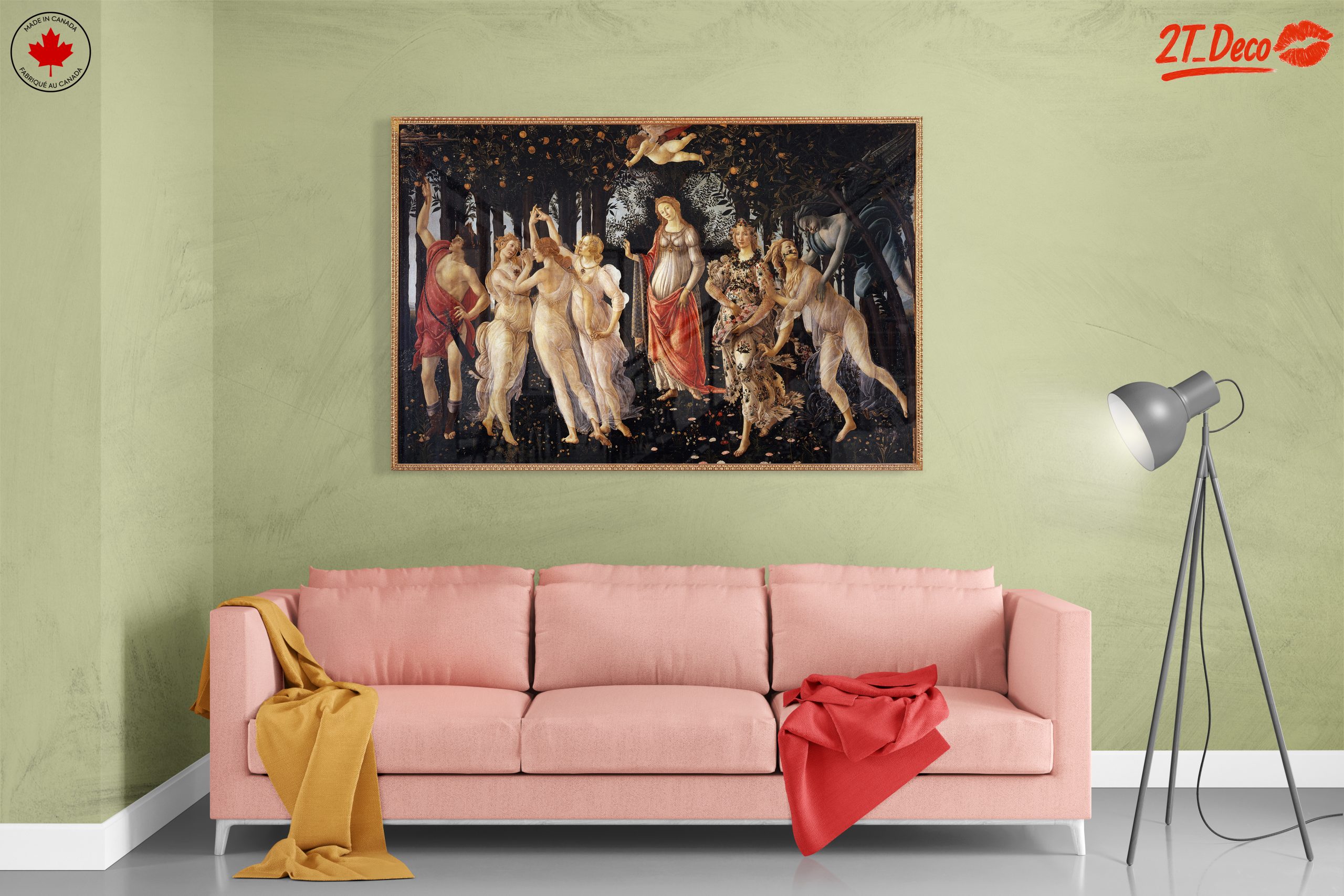 Botticelli's Classic Figure Artwork - Image 7