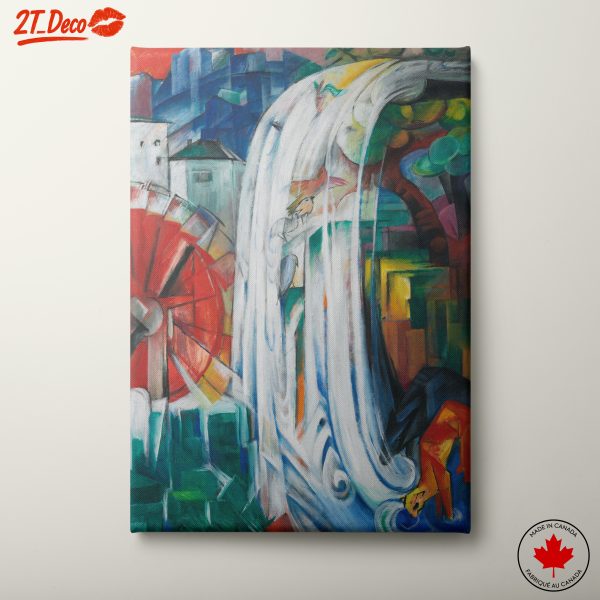 Vibrant Contemporary Cultural Landscape Illustration