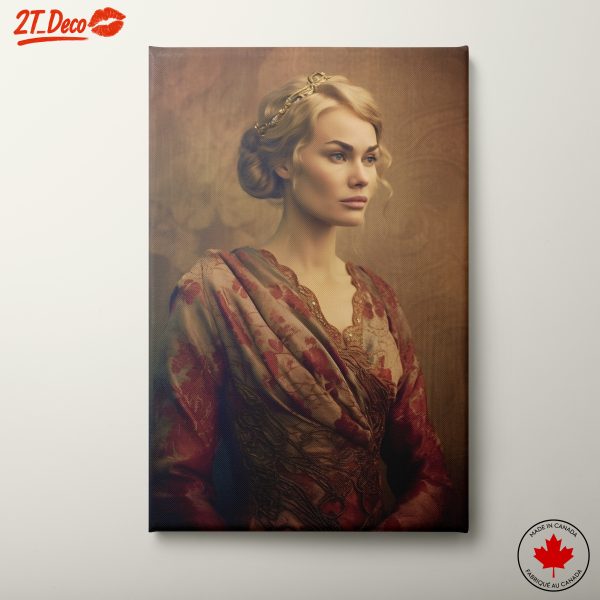 Elegantly Dressed Woman Portrait