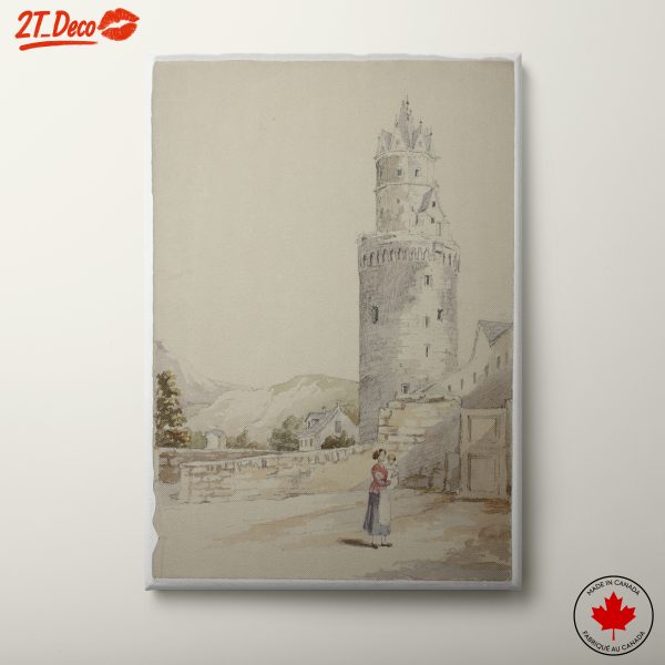 Historic Tower Surrounded by Scenic Landscape