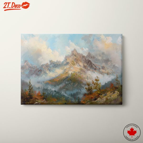 Breathtaking Adventure Landscape of Majestic Mountains