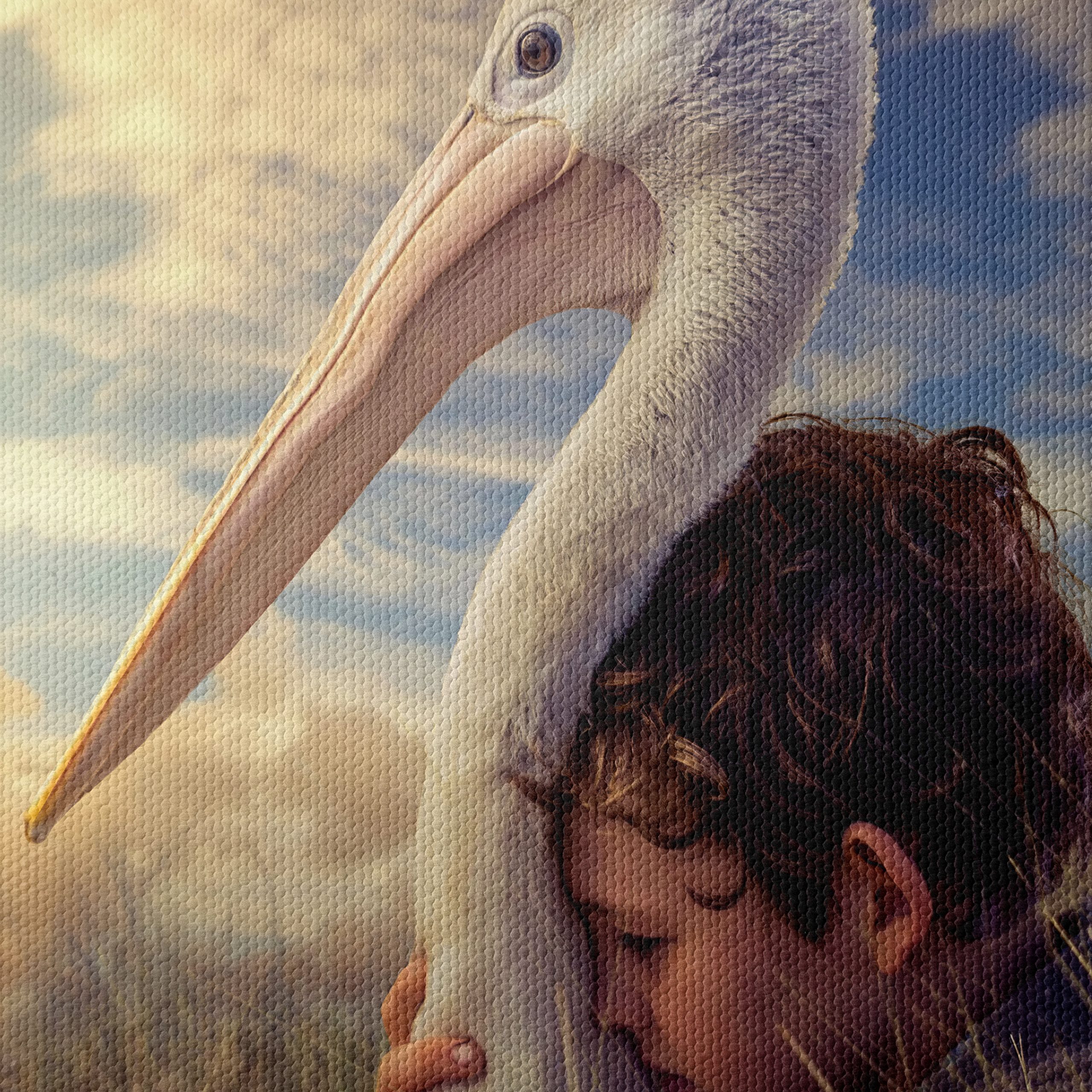 Heartwarming Bond Between Child and Pelican - Image 4
