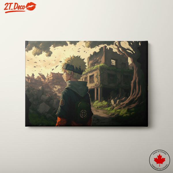 Naruto Character Art in a Post-Apocalyptic Setting
