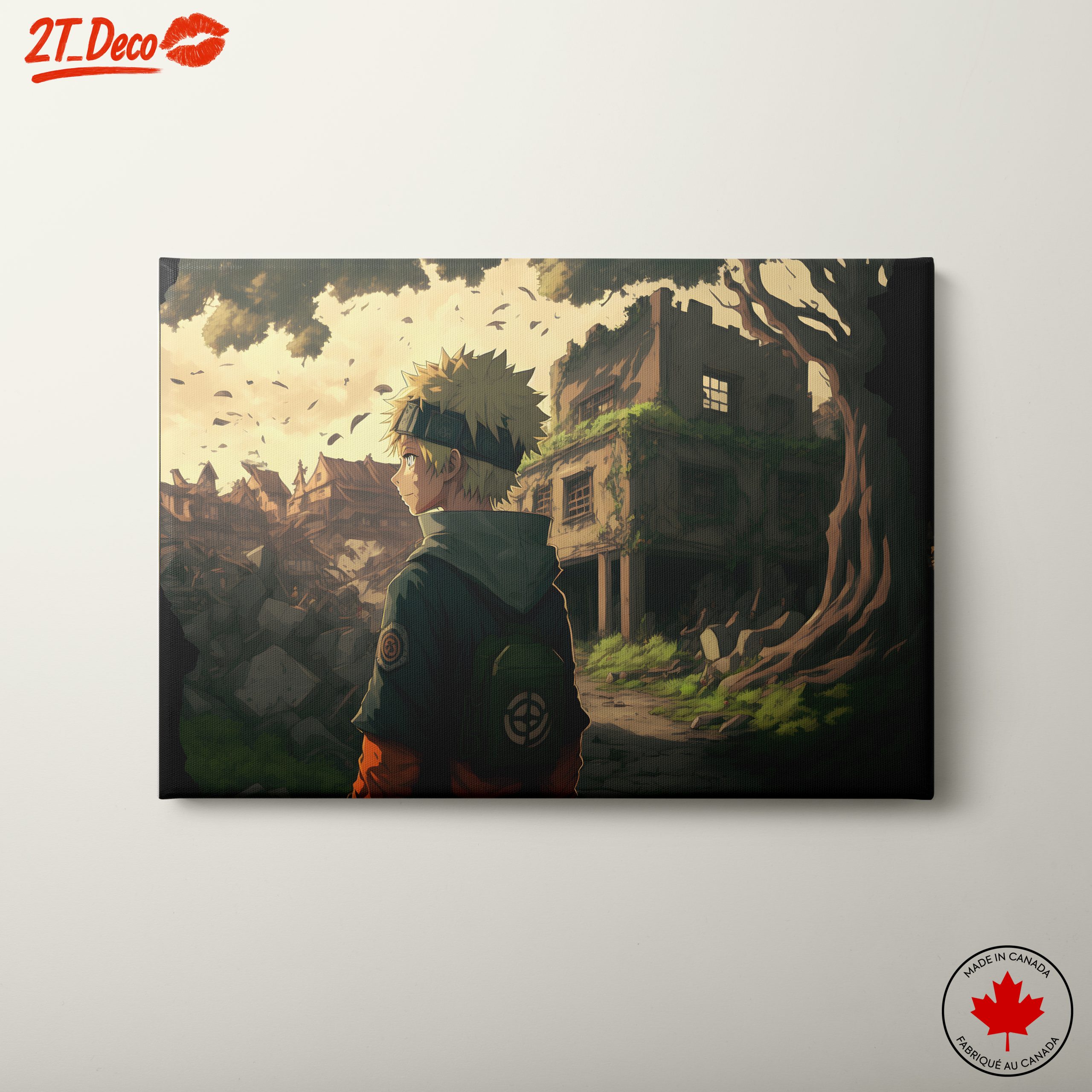 Naruto Character Art in a Post-Apocalyptic Setting