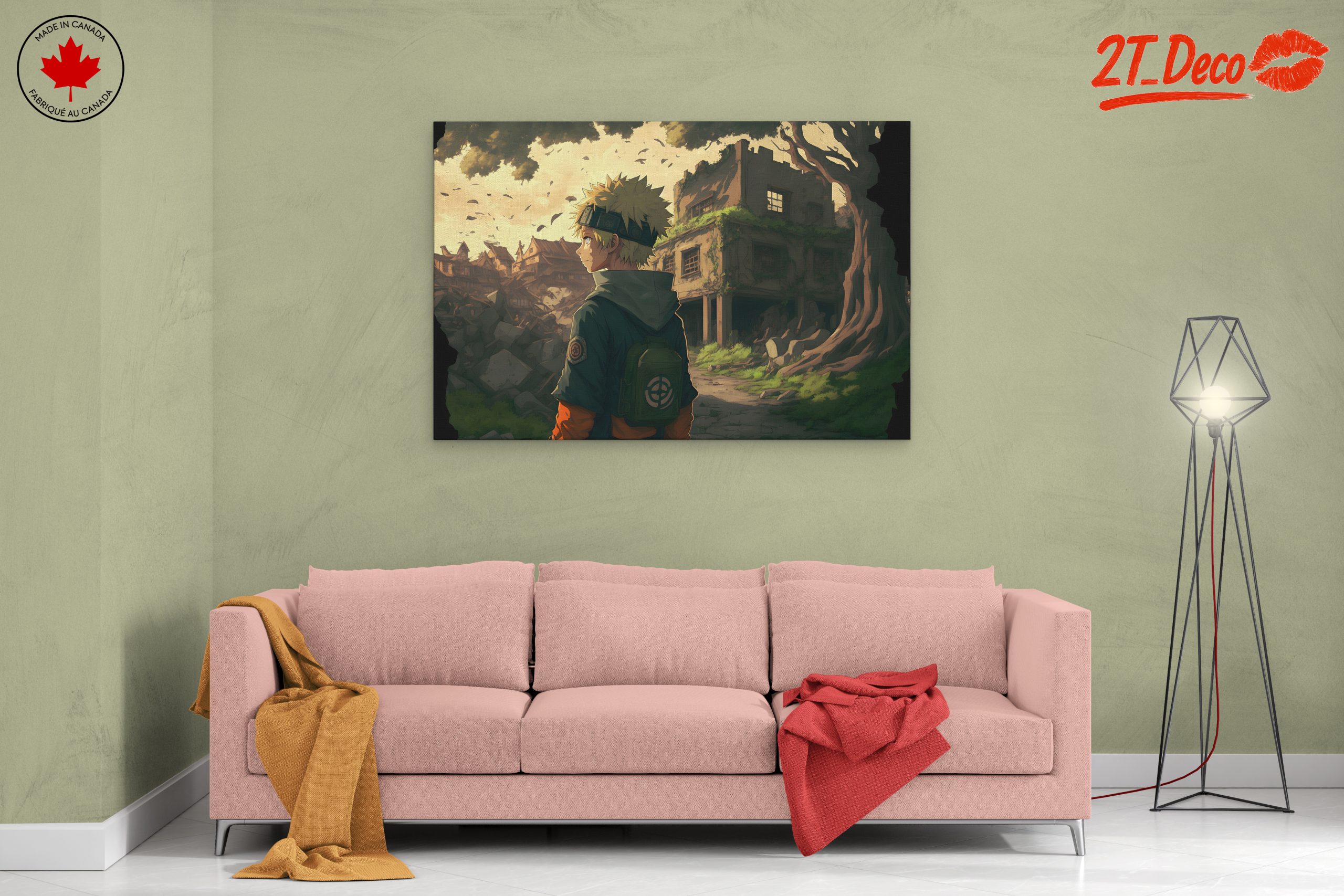 Naruto Character Art in a Post-Apocalyptic Setting - Image 2