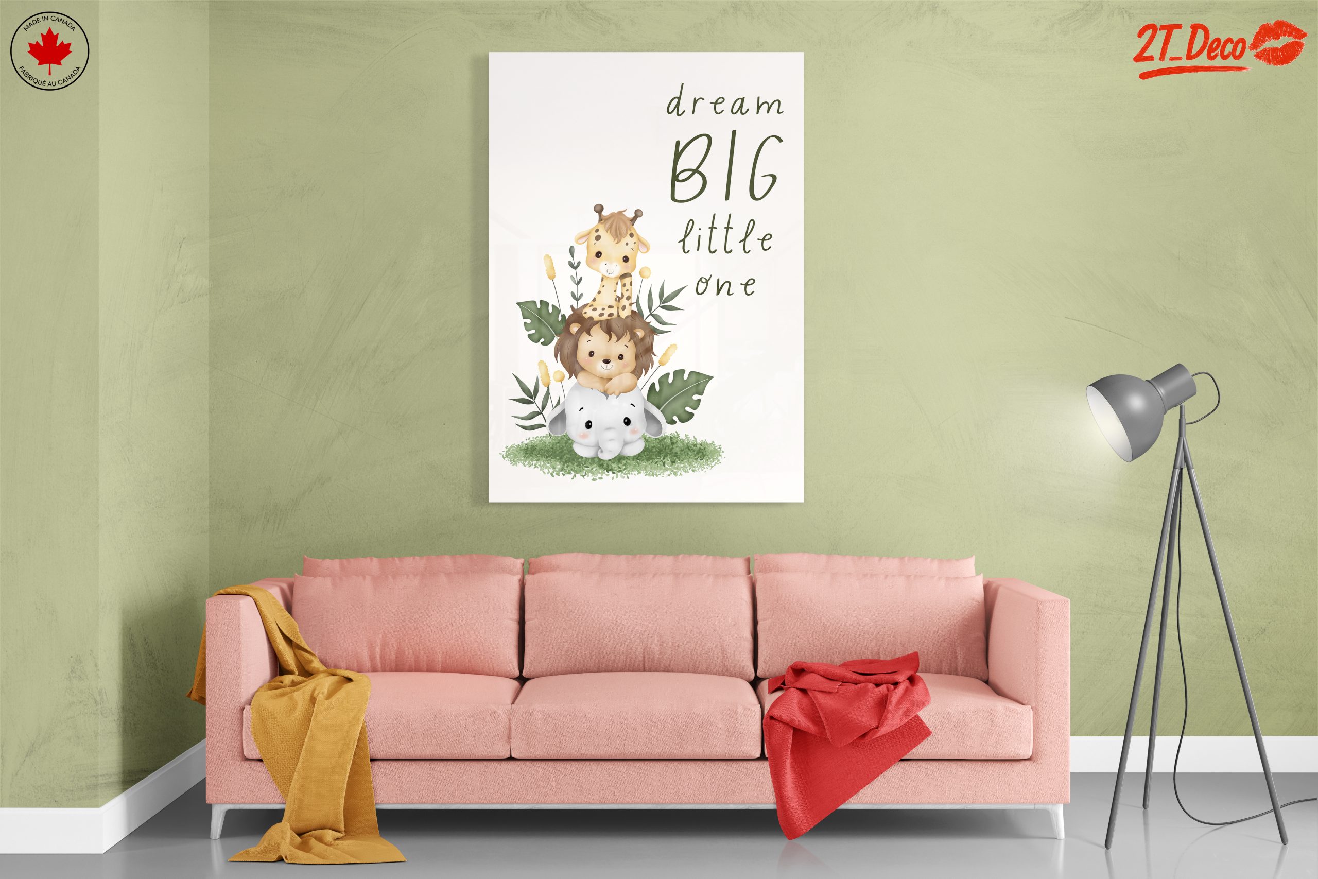 Dream Big Little One Cute Animal Art - Image 7