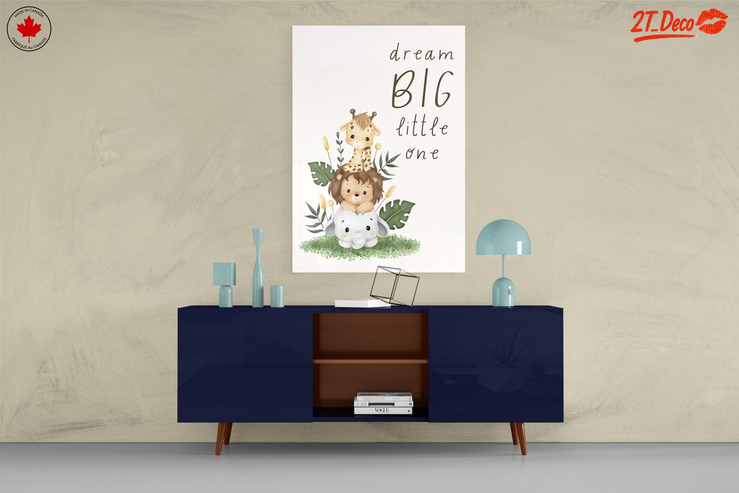 Dream Big Little One Cute Animal Art - Image 8