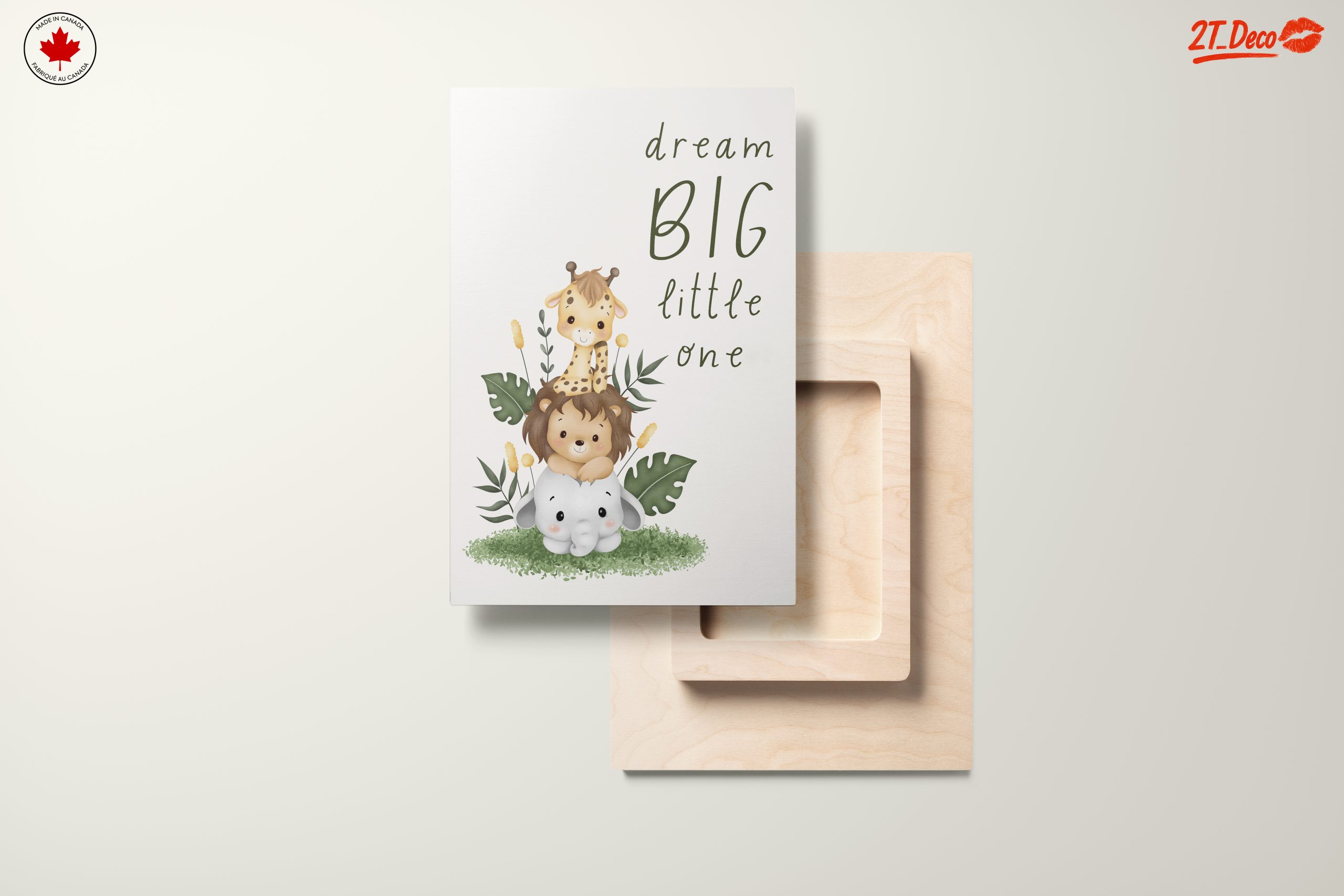 Dream Big Little One Cute Animal Art - Image 11