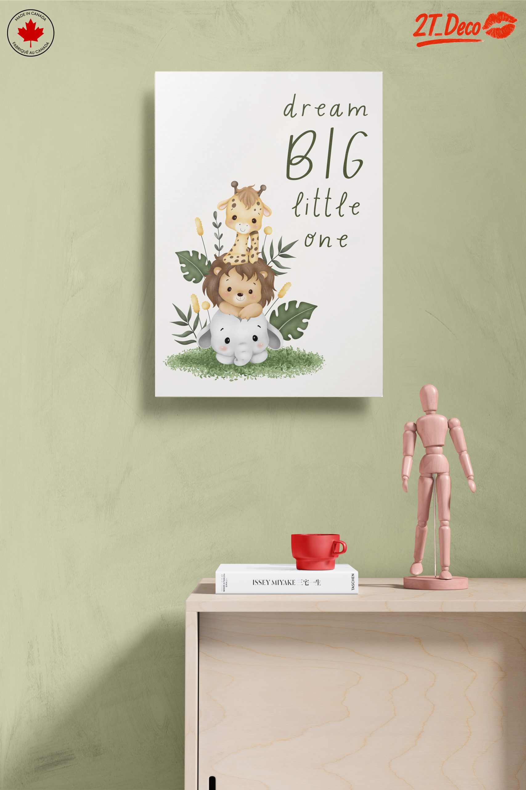 Dream Big Little One Cute Animal Art - Image 14