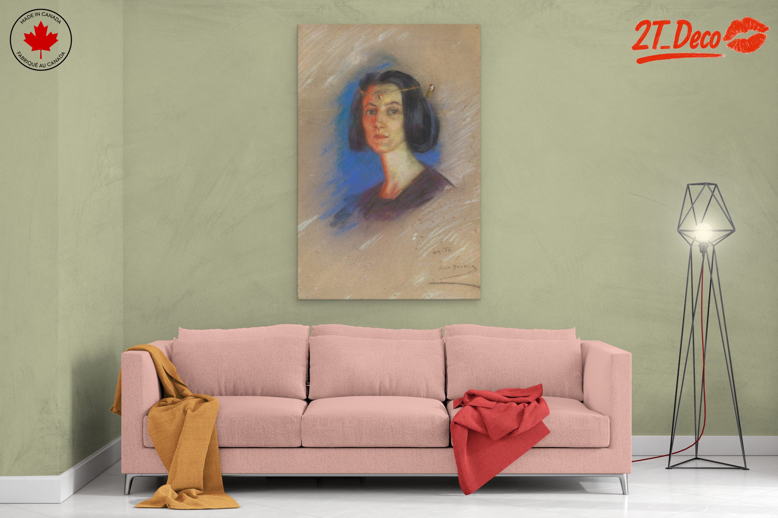 Modern Portrait with Glamorous Elements - Image 2