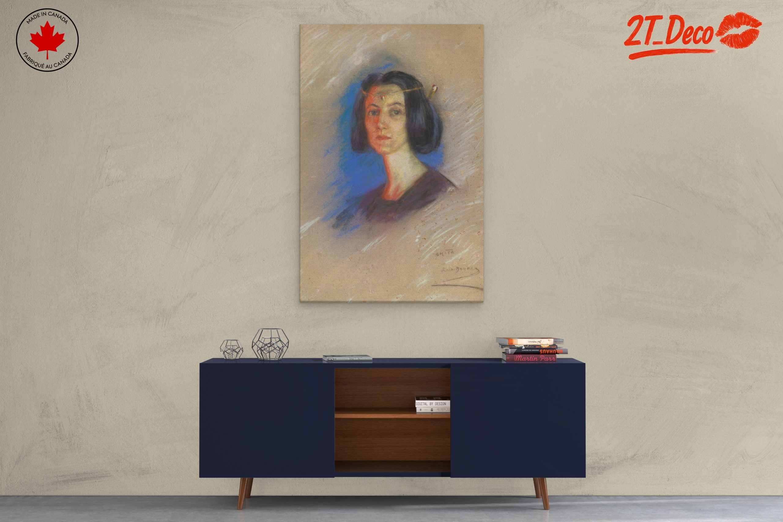 Modern Portrait with Glamorous Elements - Image 3