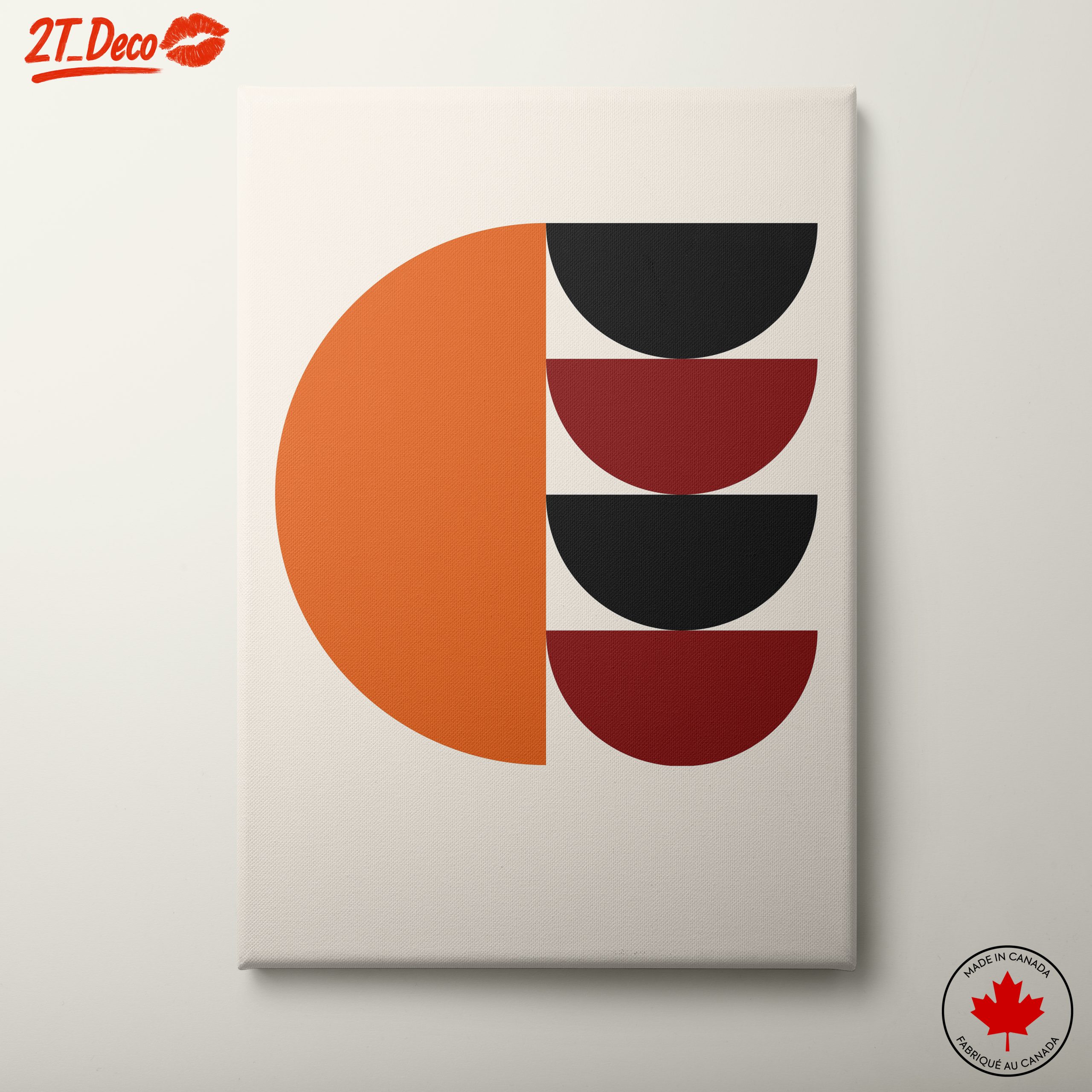 Geometric Abstract Art with Bold Shapes 3