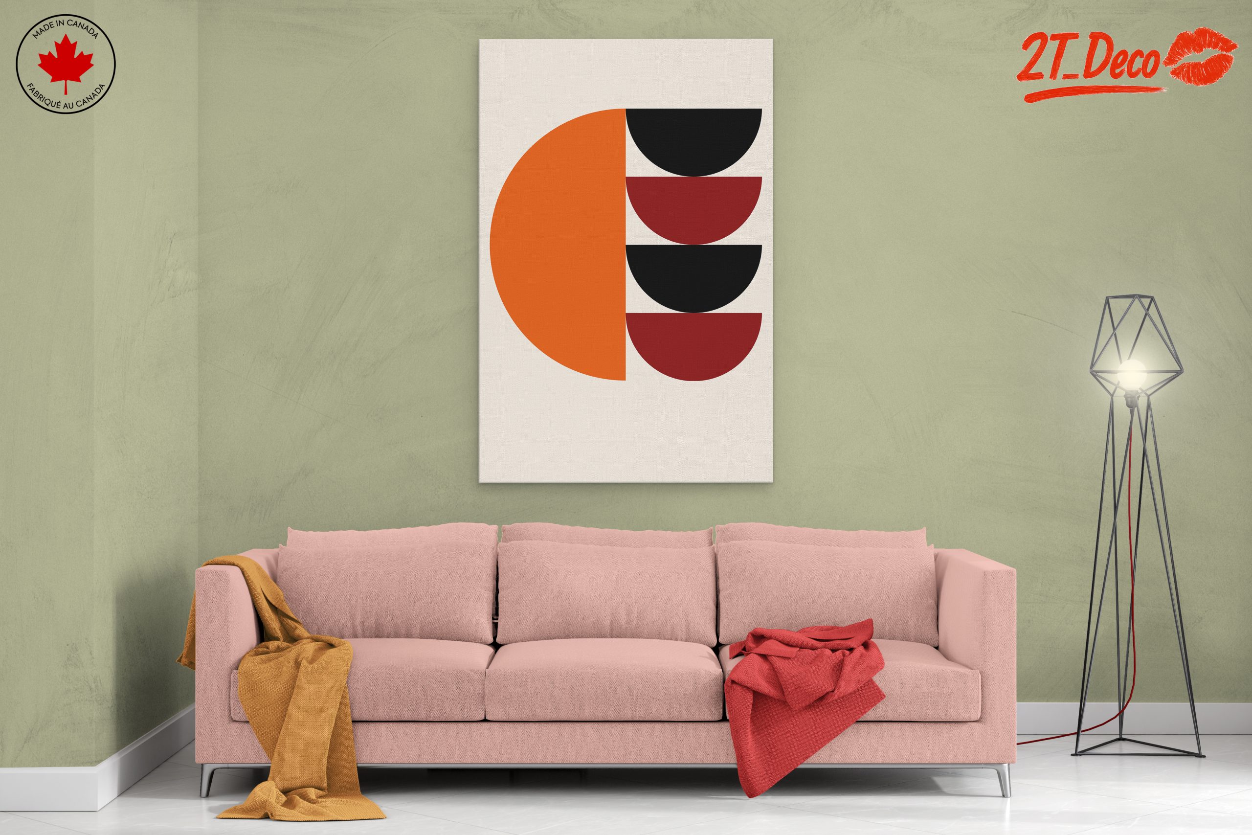 Geometric Abstract Art with Bold Shapes 3 - Image 2