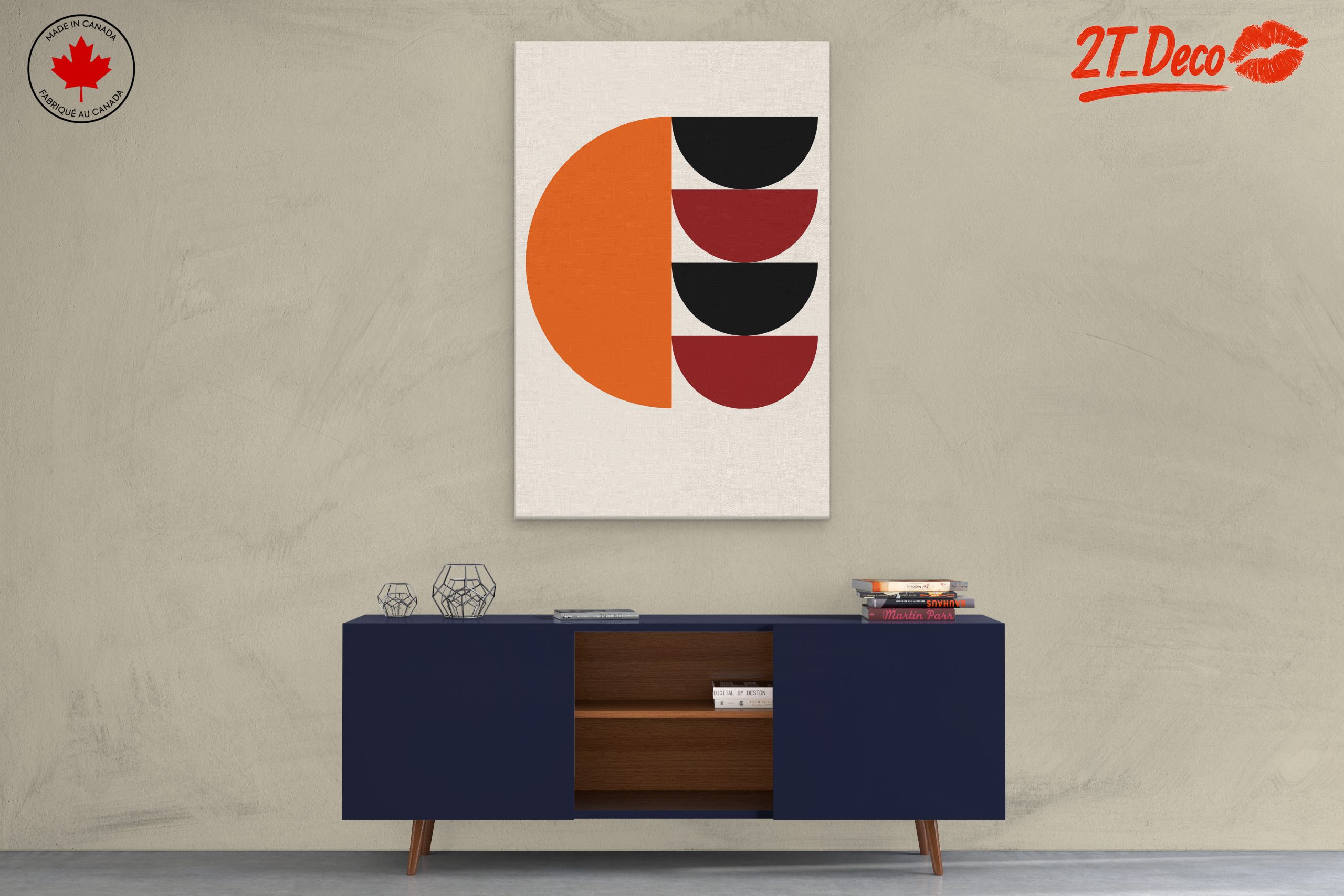 Geometric Abstract Art with Bold Shapes 3 - Image 3