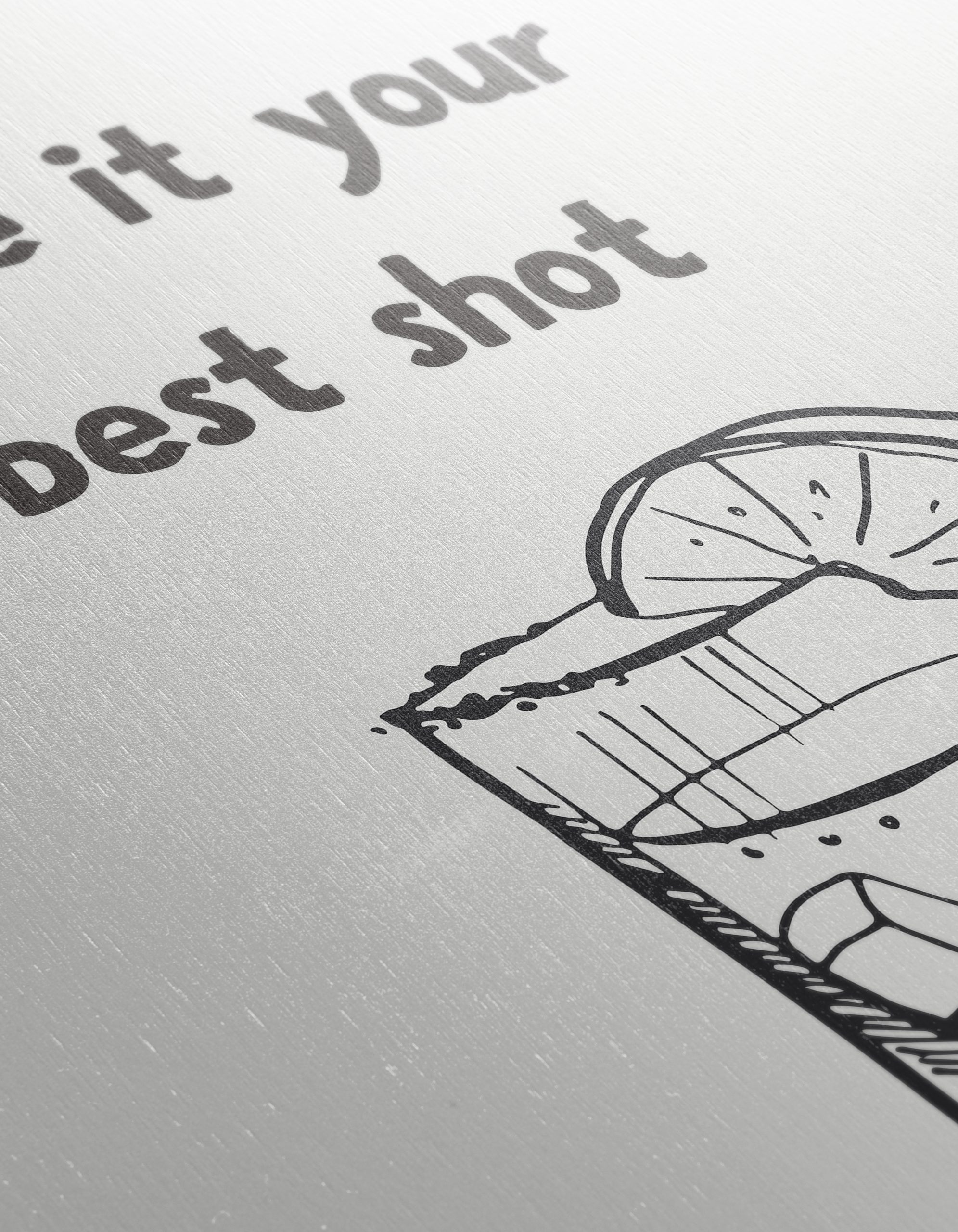 Cocktail Artwork with Motivational Quote - Image 12
