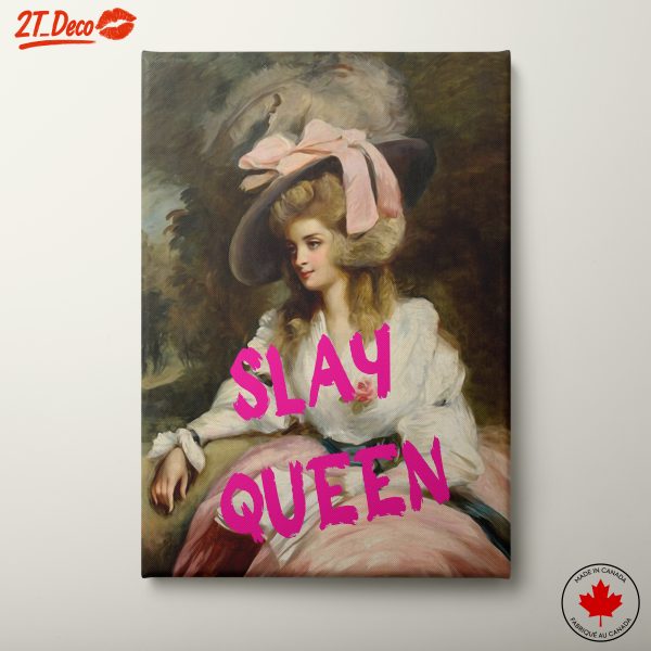 Stylized Historical Portrait Art Featuring a Queen