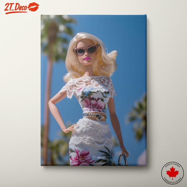 Chic Fashion Doll Character Art