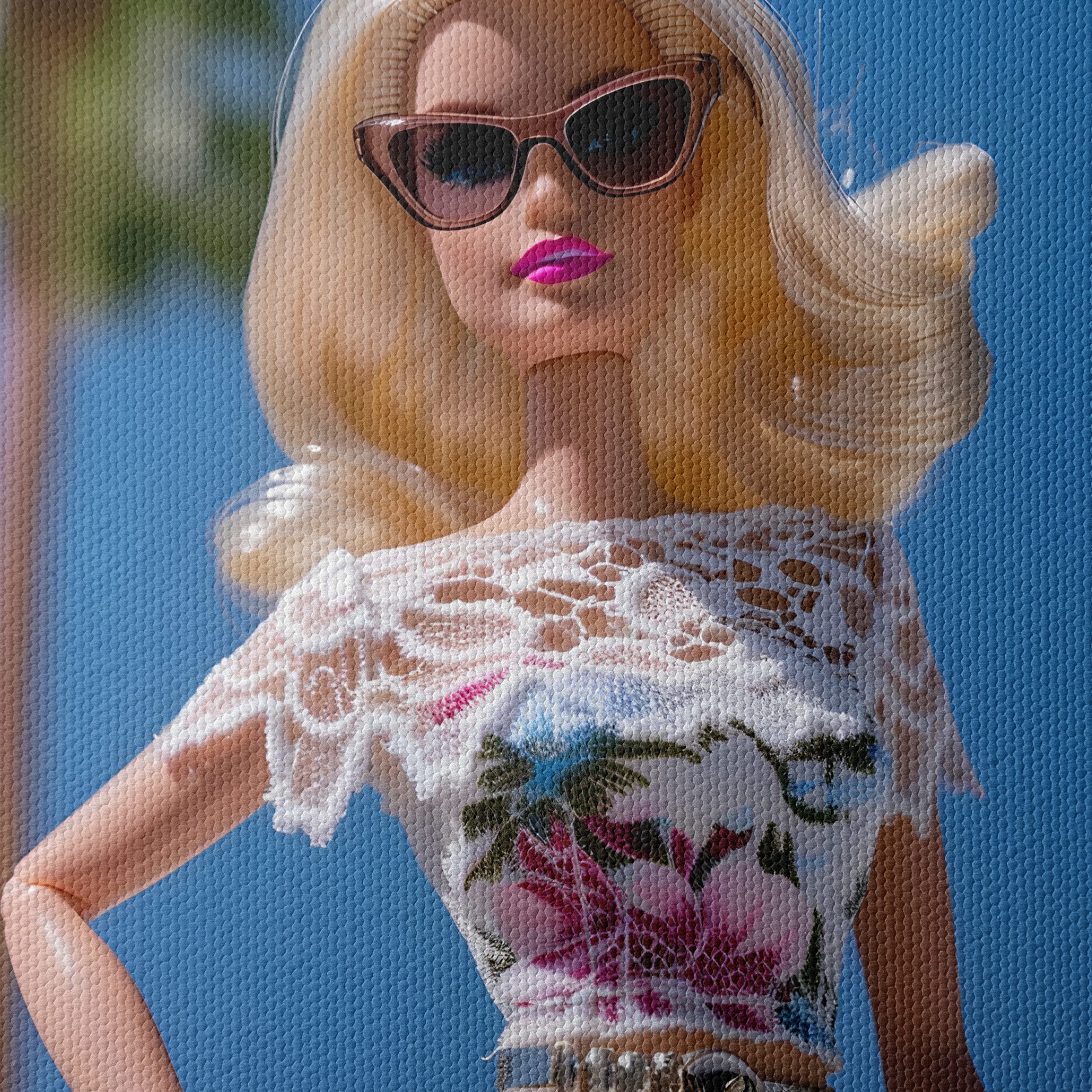 Chic Fashion Doll Character Art - Image 4