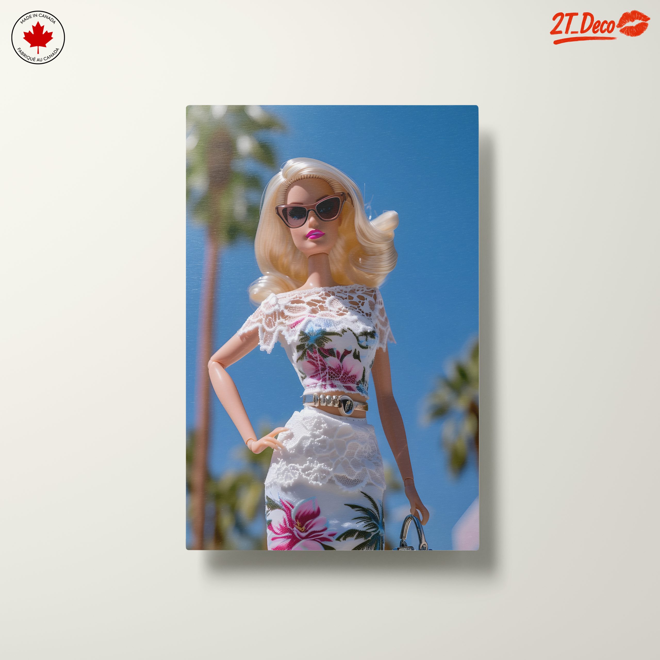 Chic Fashion Doll Character Art - Image 10
