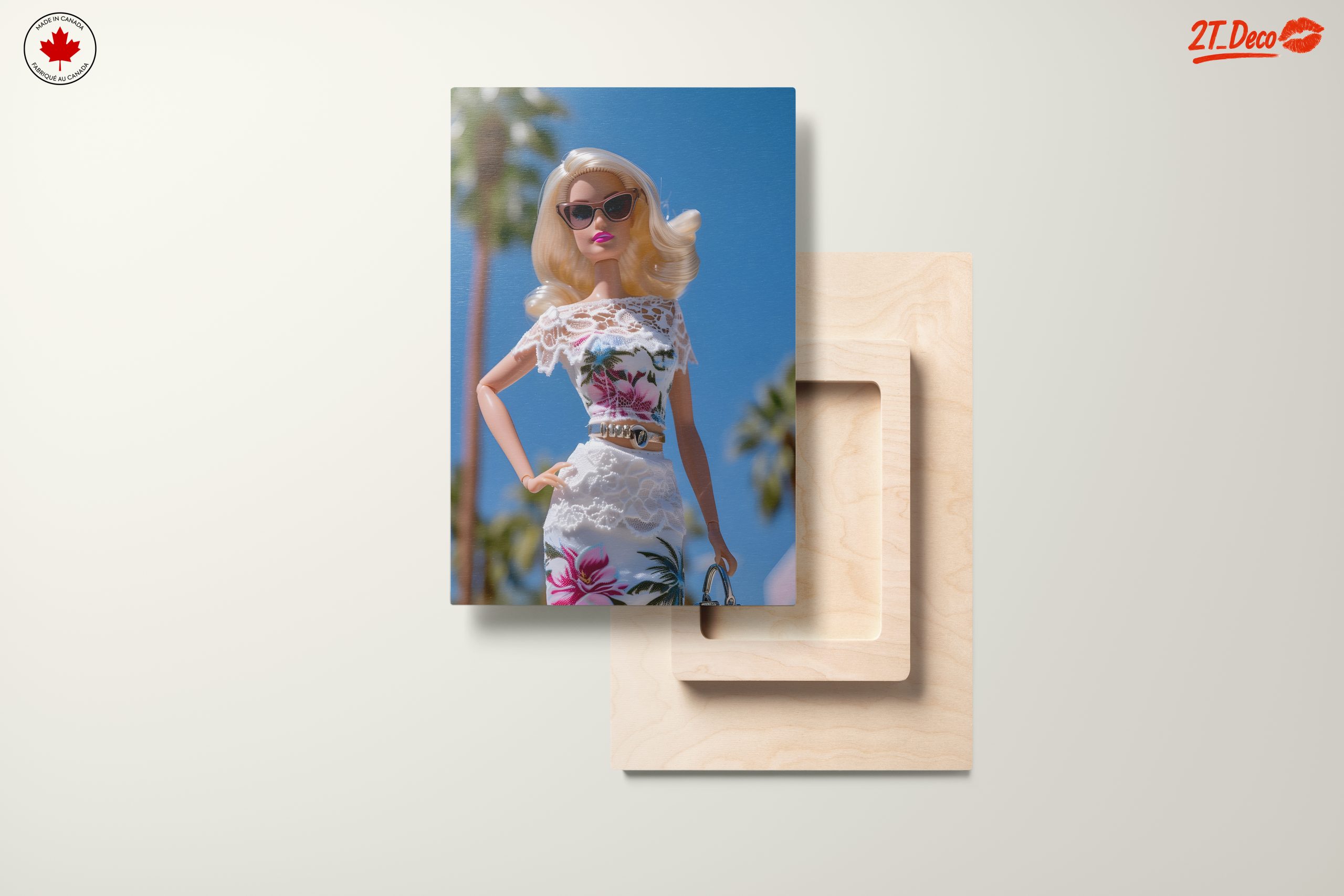 Chic Fashion Doll Character Art - Image 11