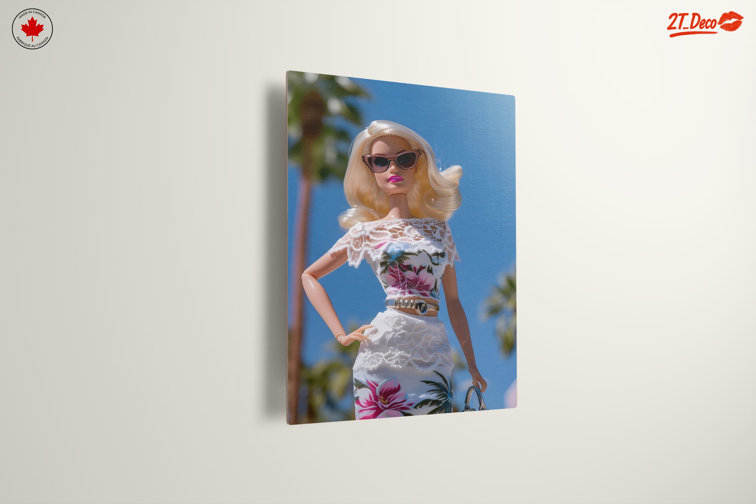Chic Fashion Doll Character Art - Image 13