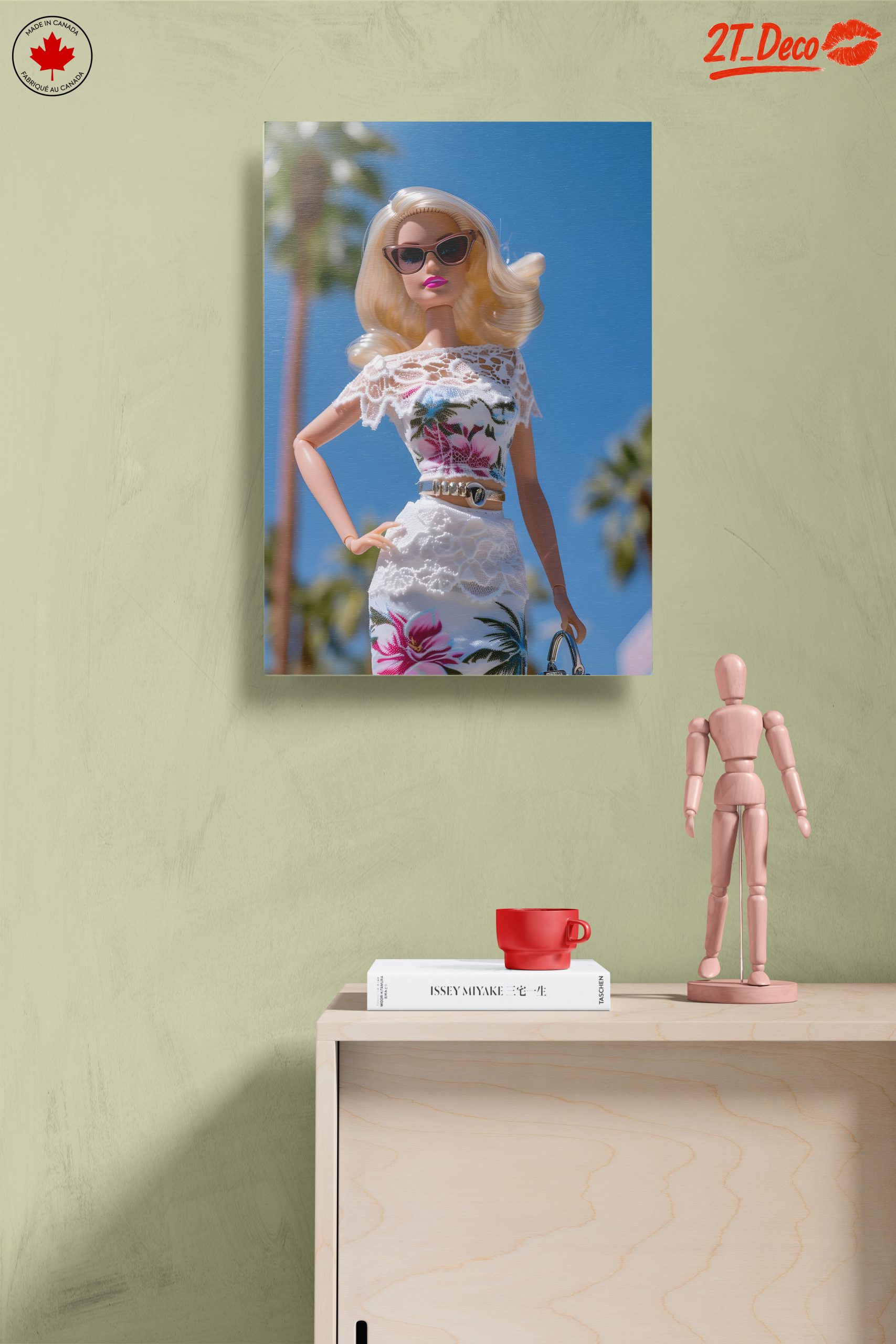 Chic Fashion Doll Character Art - Image 14