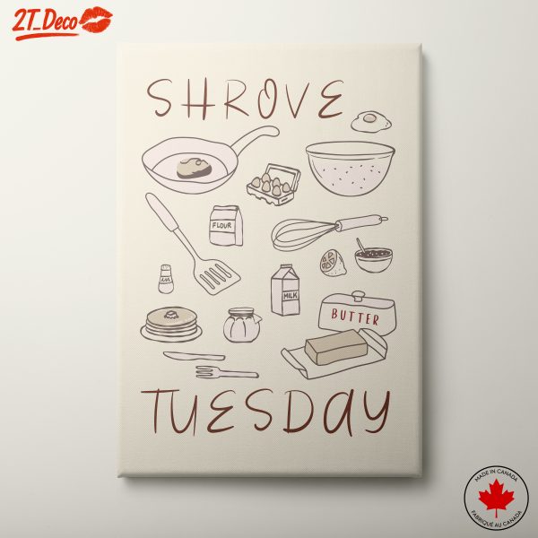 Shrove Tuesday Food Preparation Art