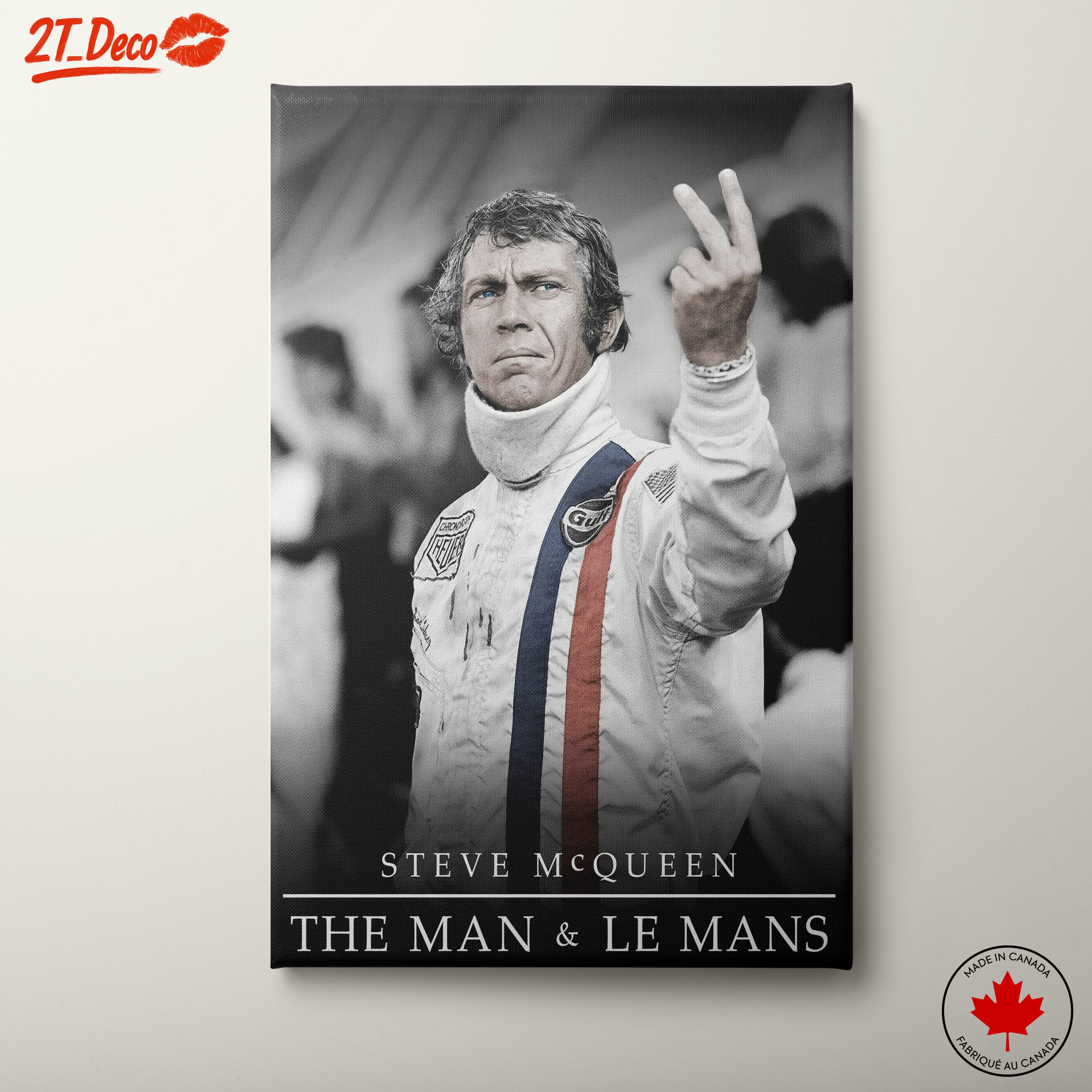 Steve McQueen The Man and Le Mans Artwork