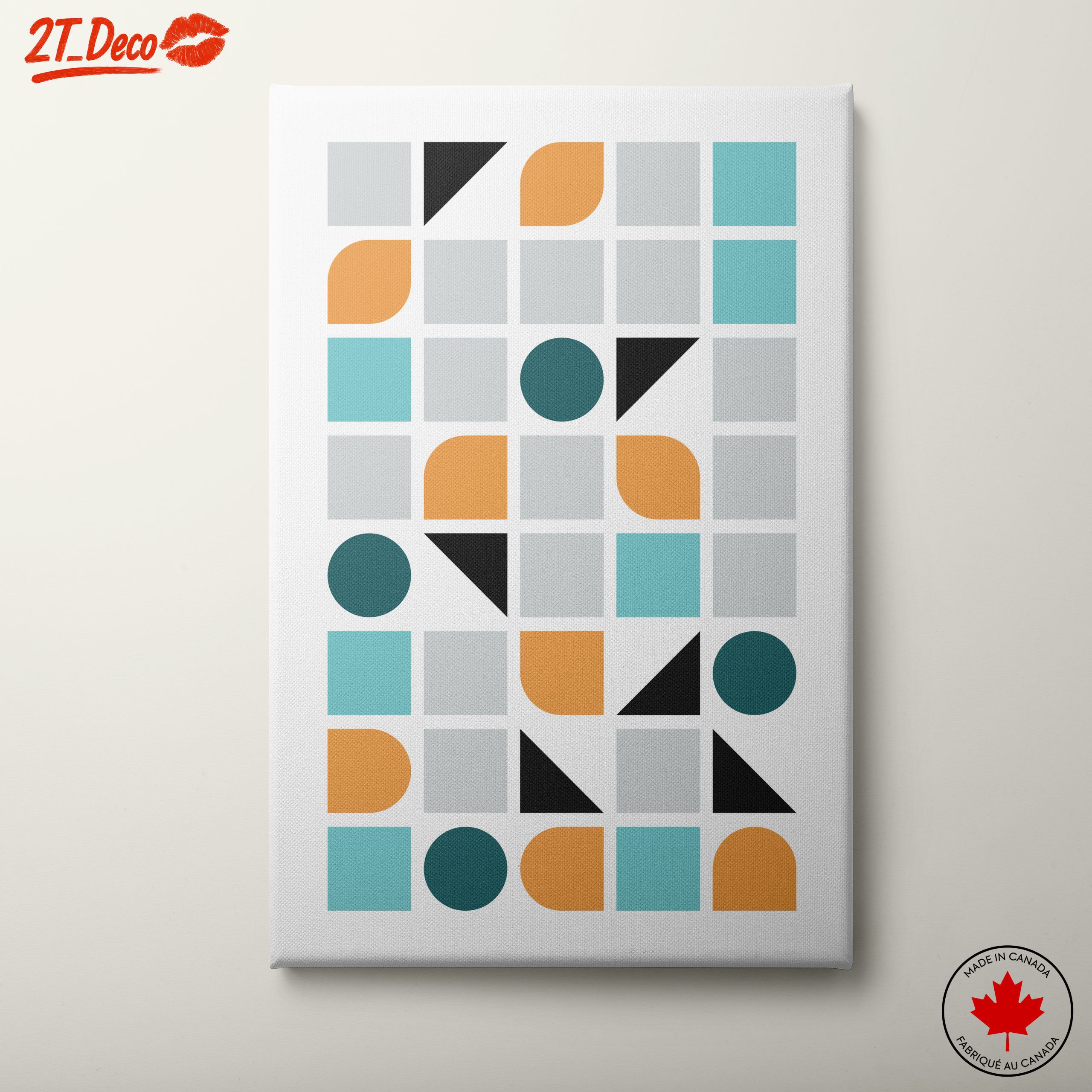 Vibrant Geometric Abstract Design