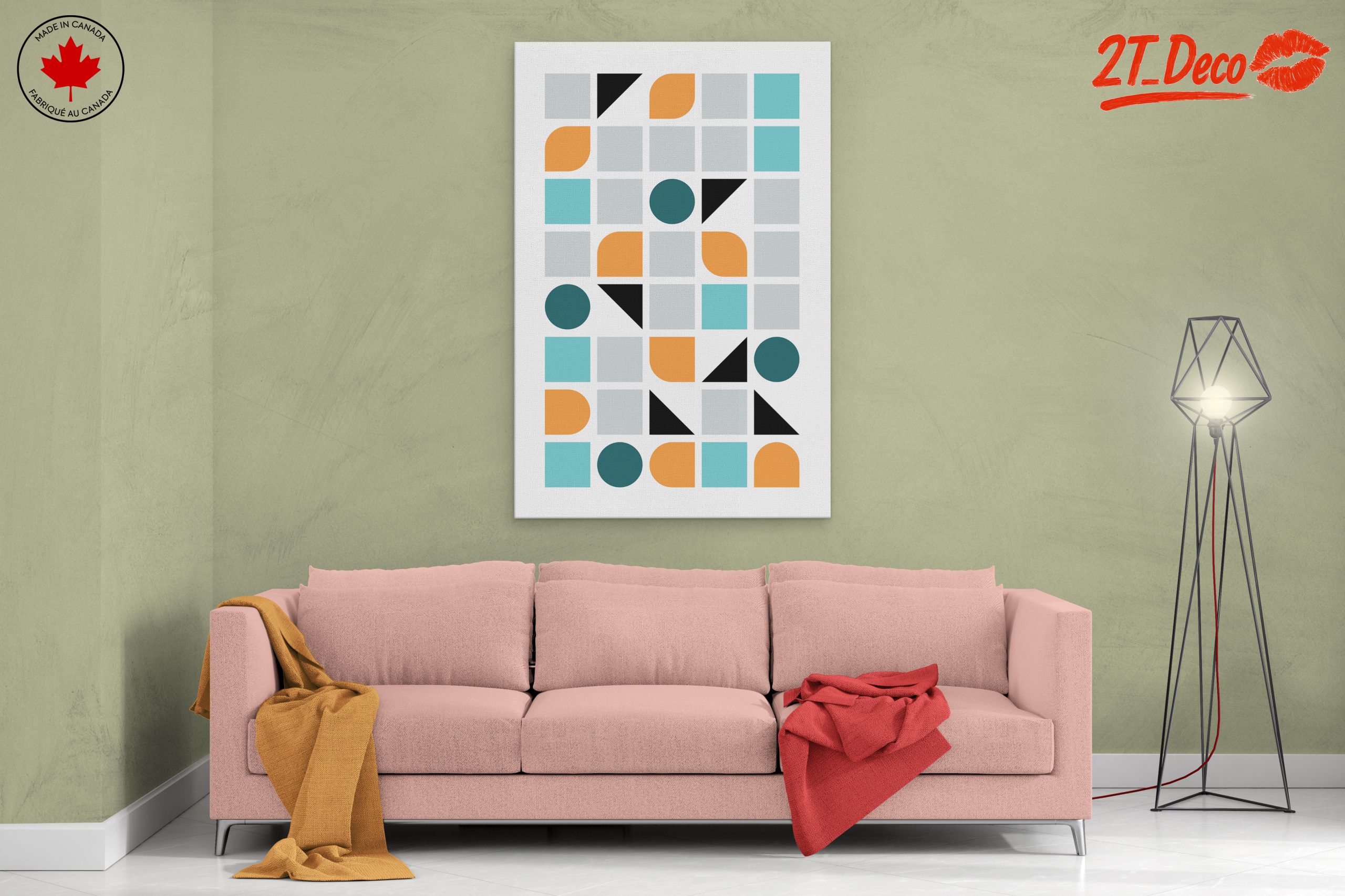 Vibrant Geometric Abstract Design - Image 2