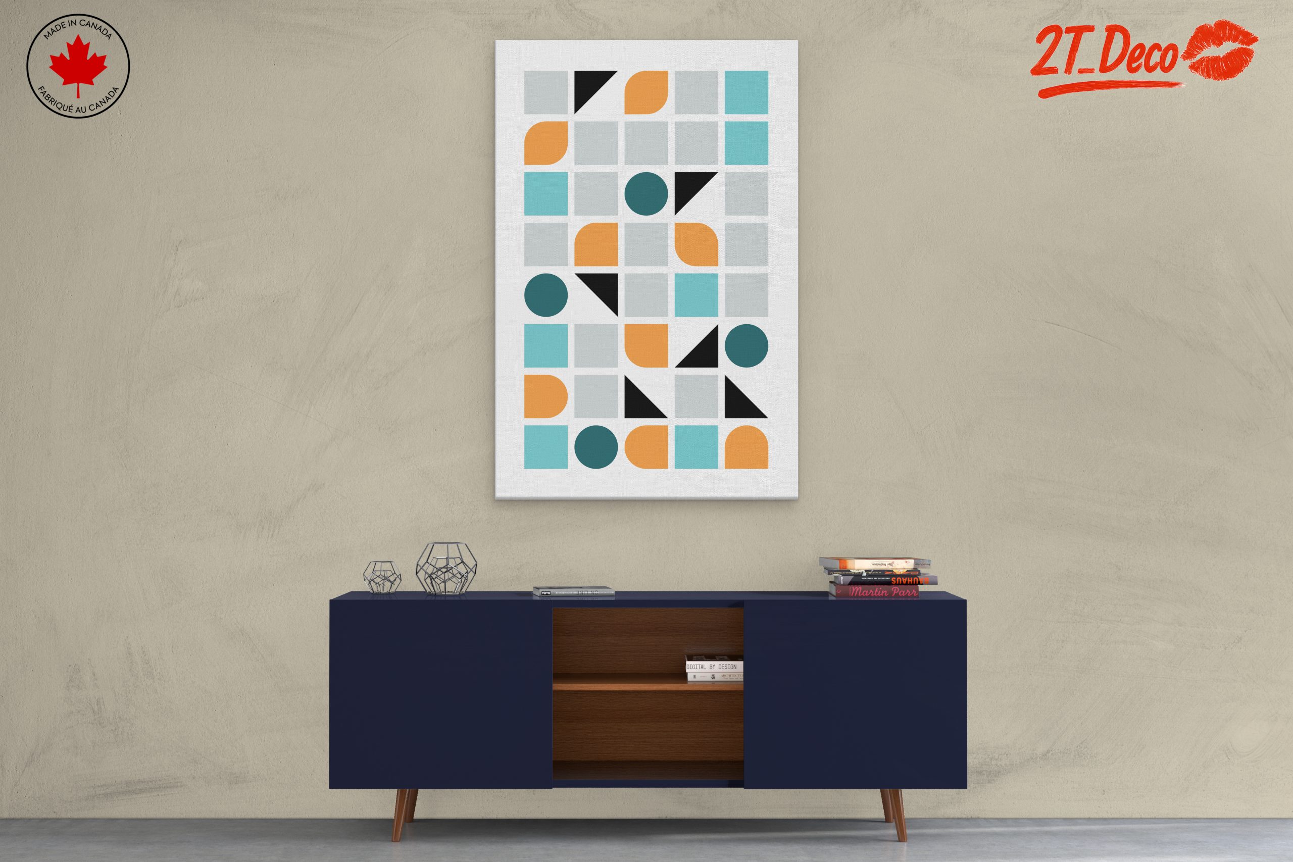 Vibrant Geometric Abstract Design - Image 3