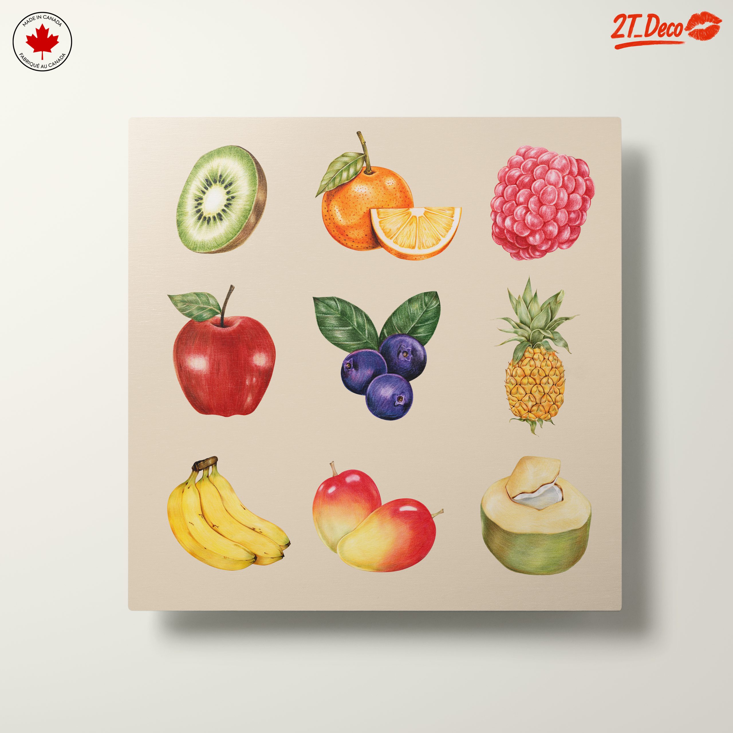 Colorful Abstract Fruit Art Composition 2 - Image 10