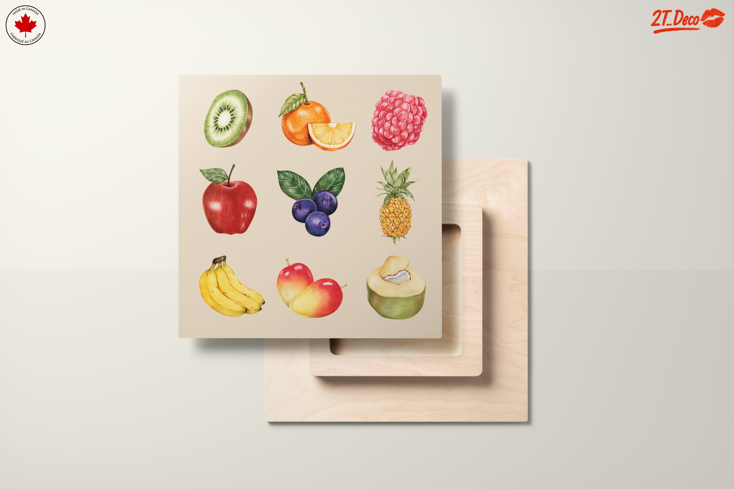 Colorful Abstract Fruit Art Composition 2 - Image 11