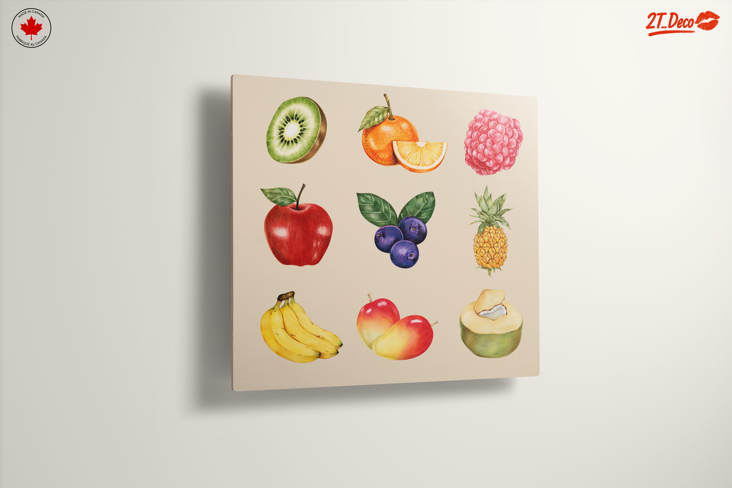 Colorful Abstract Fruit Art Composition 2 - Image 13