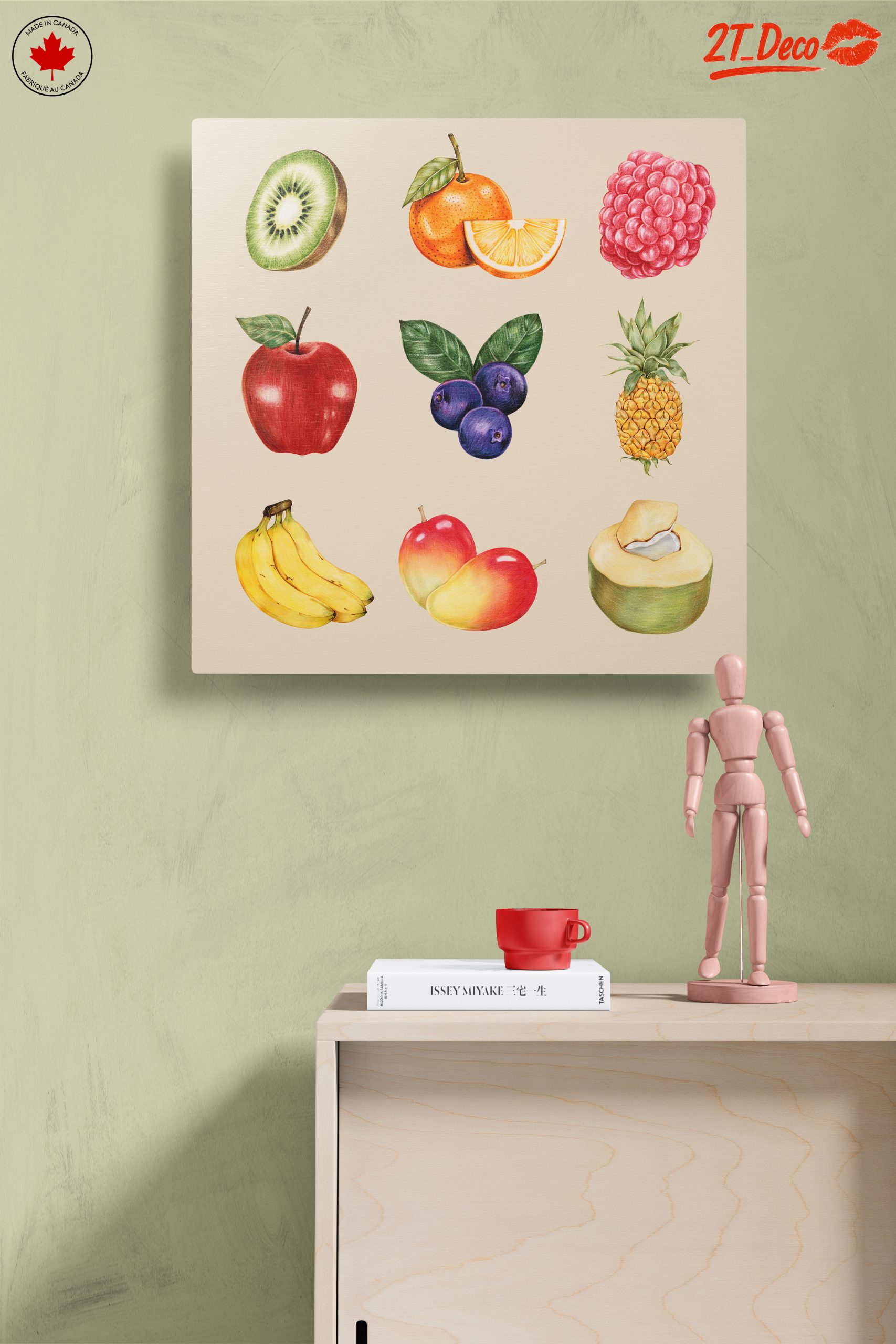 Colorful Abstract Fruit Art Composition 2 - Image 14