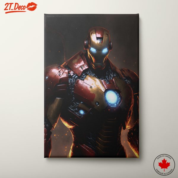 Dynamic Iron Man Character Artwork