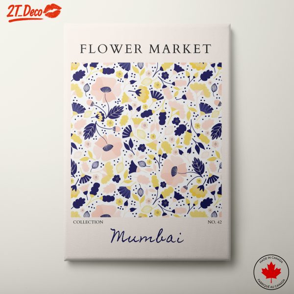 Colorful Floral Patterns Inspired by Mumbai