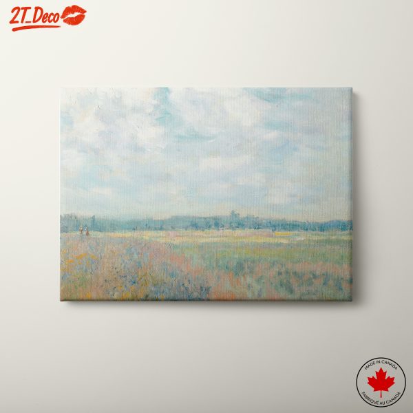 Serene Impressionist Landscape with Gentle Hues