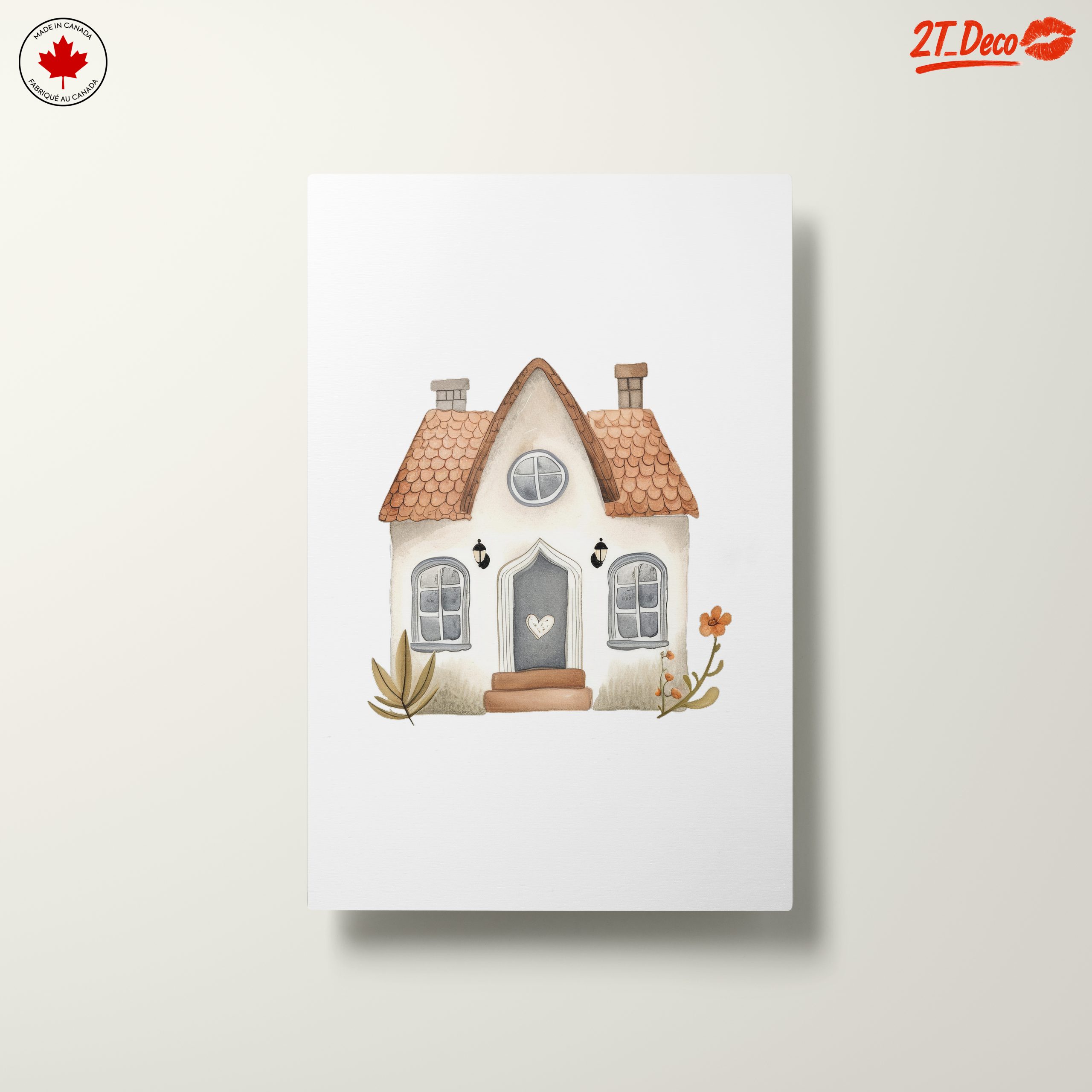 Cute Watercolor House Illustration - Image 10