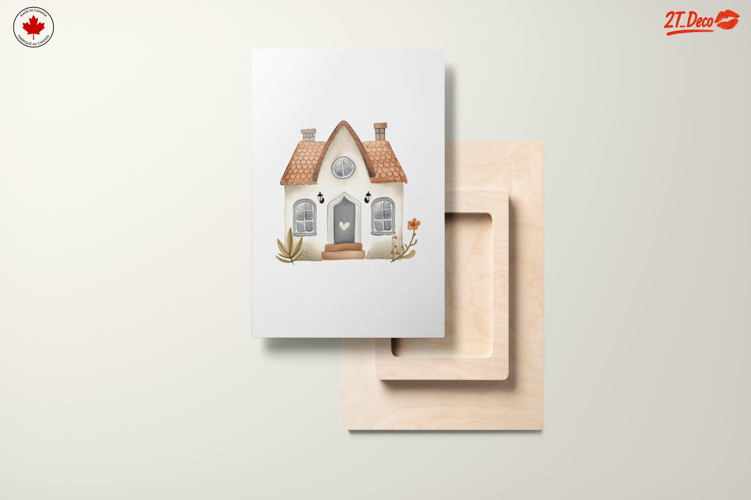 Cute Watercolor House Illustration - Image 11