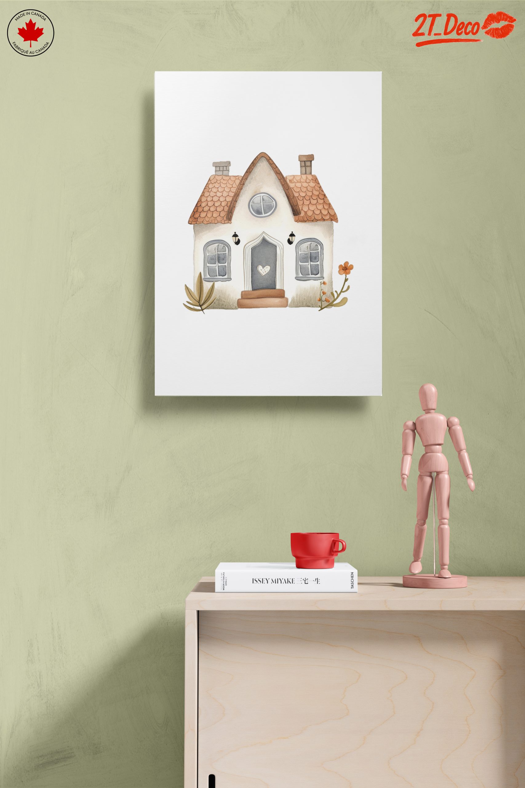 Cute Watercolor House Illustration - Image 14