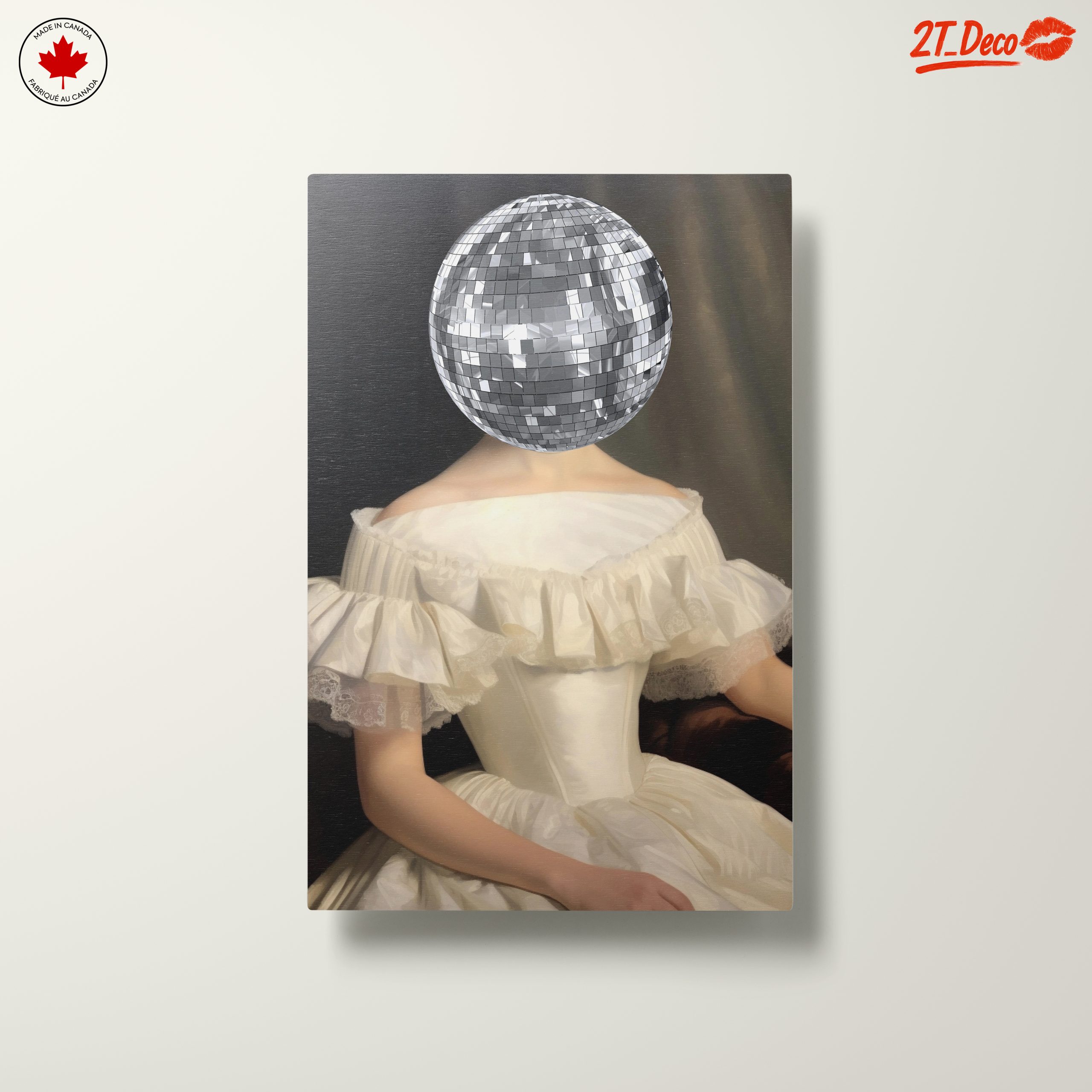 Contemporary Portrait with a Disco Ball Head - Image 10