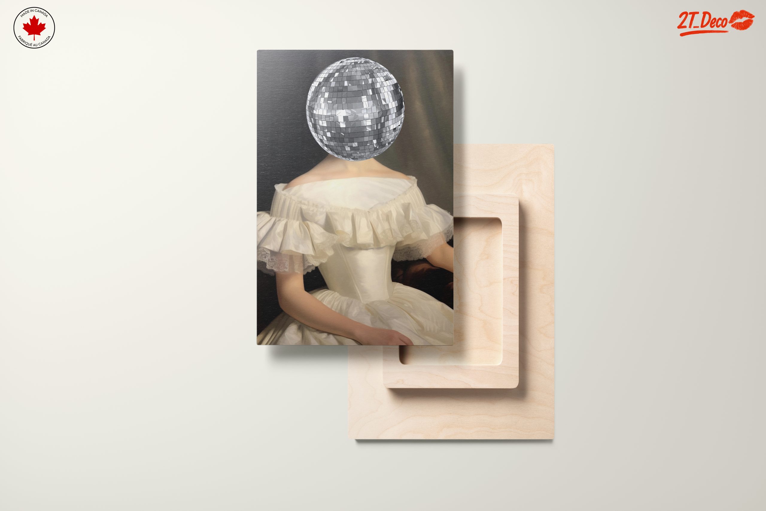 Contemporary Portrait with a Disco Ball Head - Image 11
