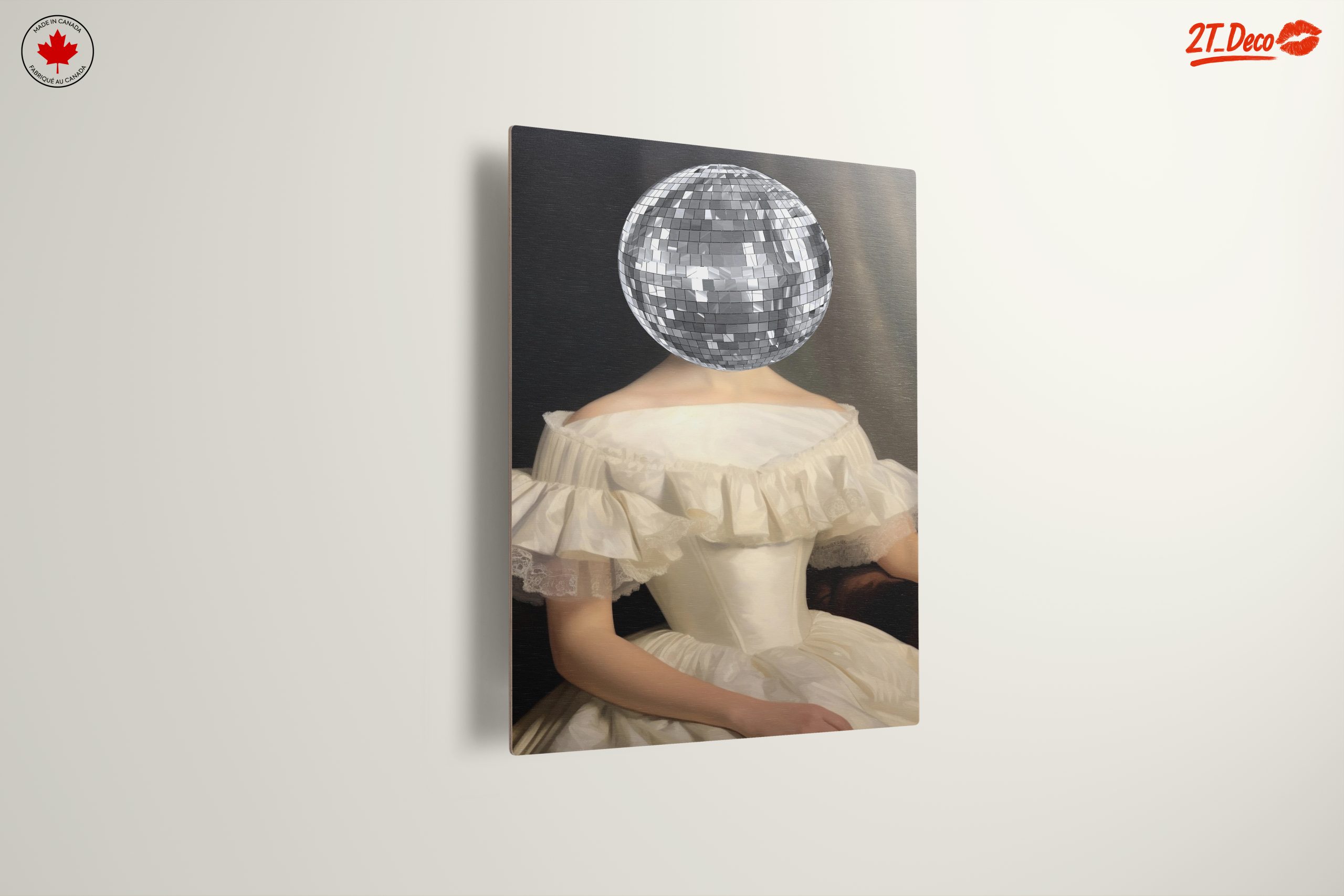 Contemporary Portrait with a Disco Ball Head - Image 13