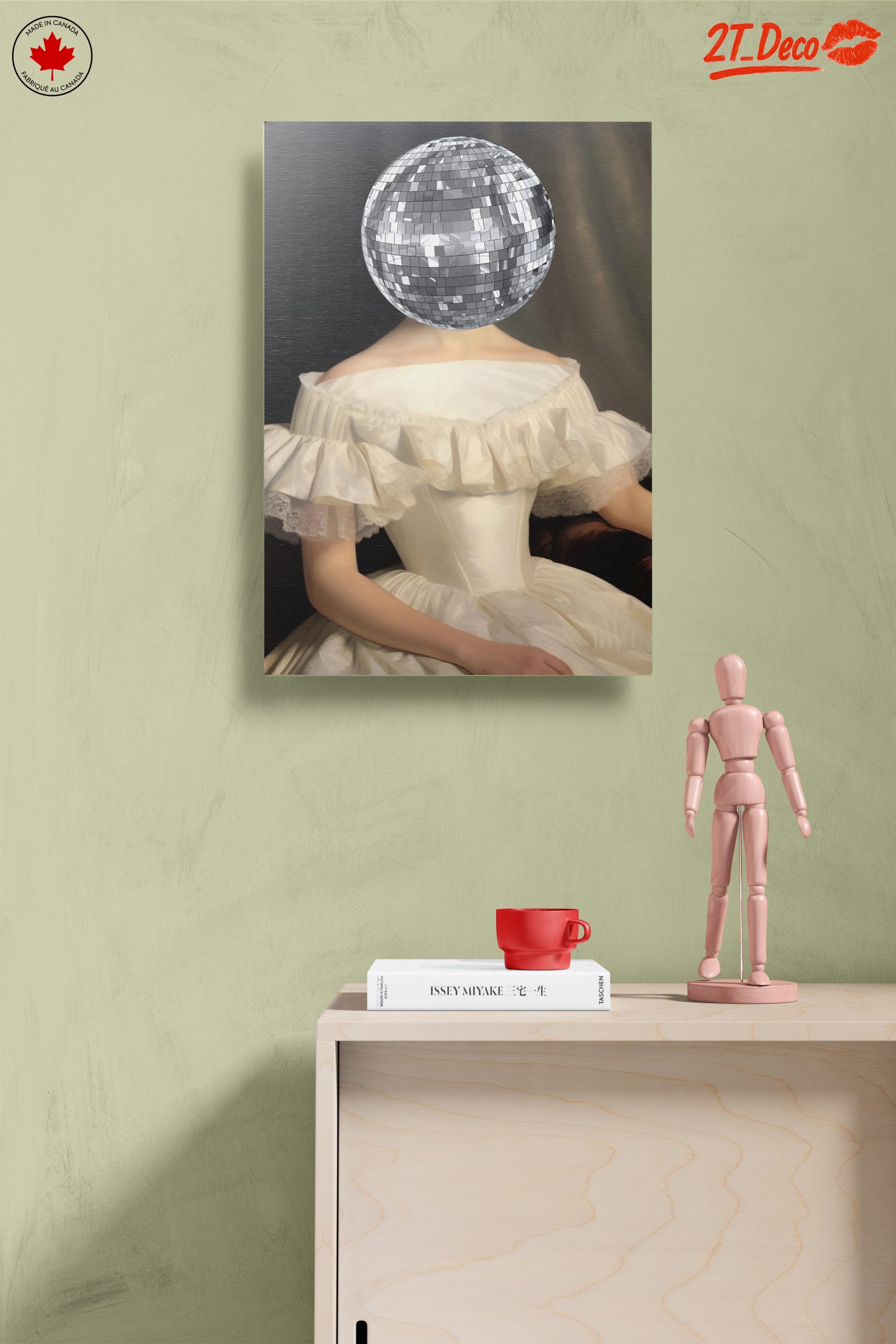 Contemporary Portrait with a Disco Ball Head - Image 14
